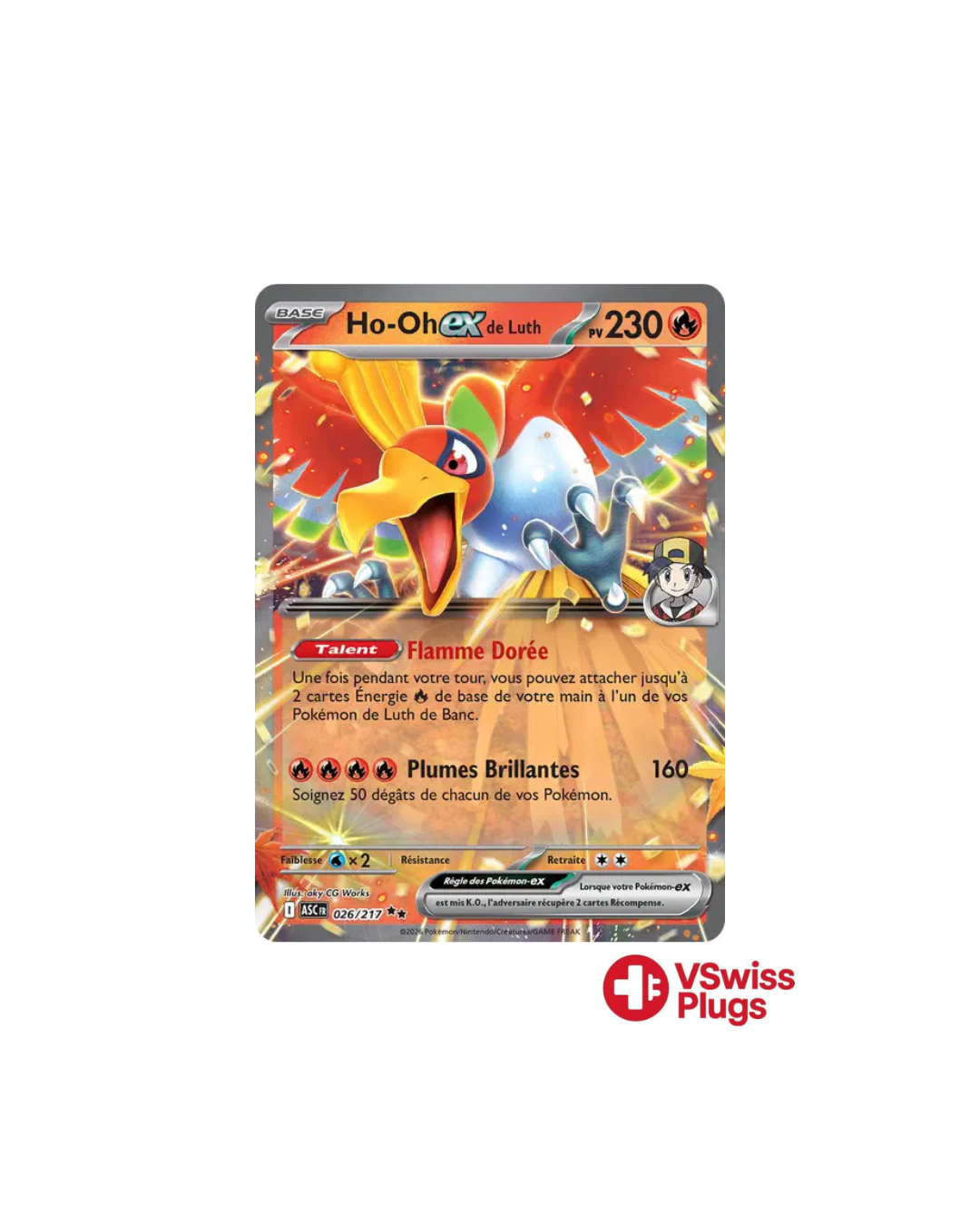 Ho-Oh EX de Luth 026/217 FR