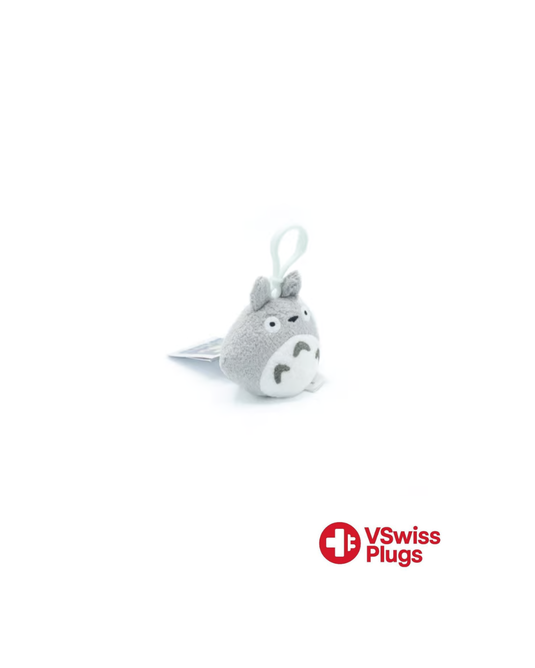 GHIBLI - MY NEIGHBOR TOTORO - GREY TOTORO PLUSH KEYCHAIN
