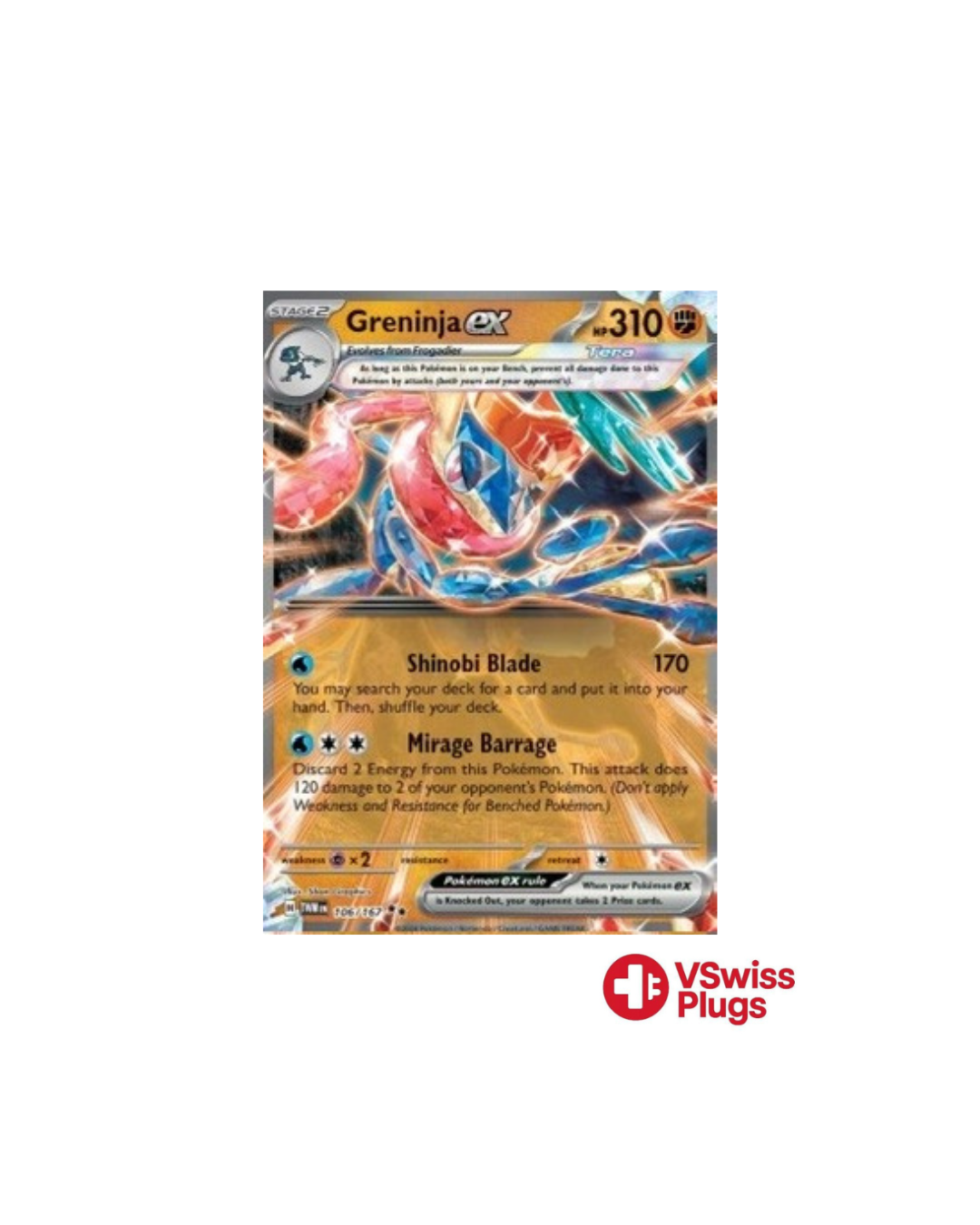 106 167 pokemon card Greninja 106/167 EN