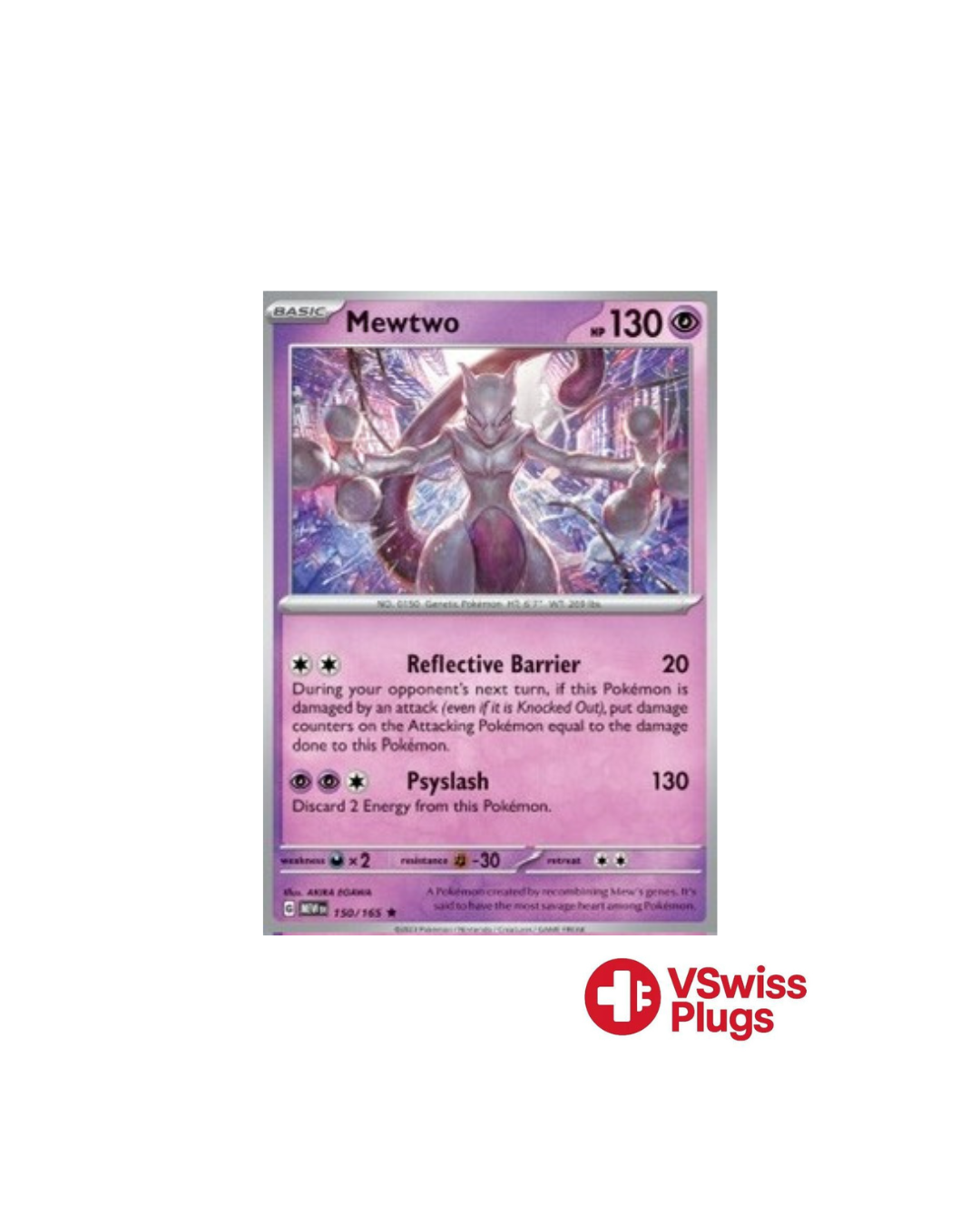 Mewtwo Holo Reverse 150/165 FR