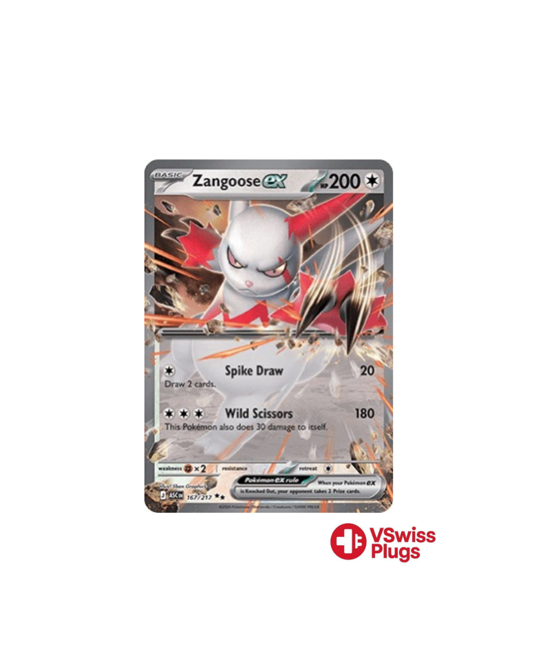 Zangoose EX 167/217 EN