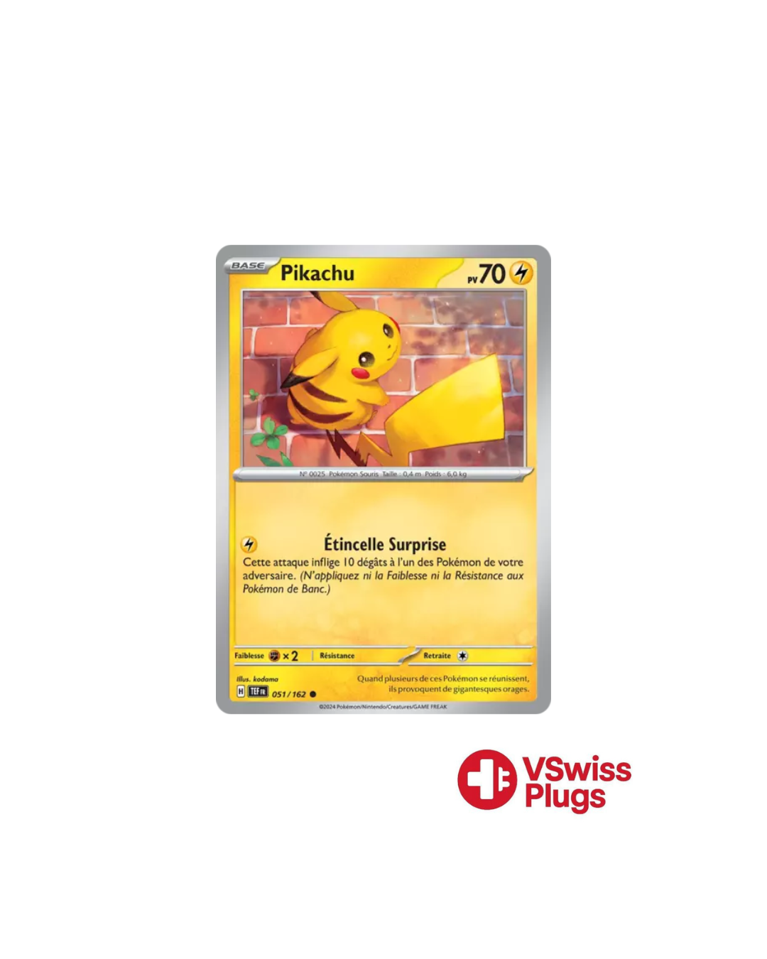 Pikachu Pokemon Day 051/162 FR