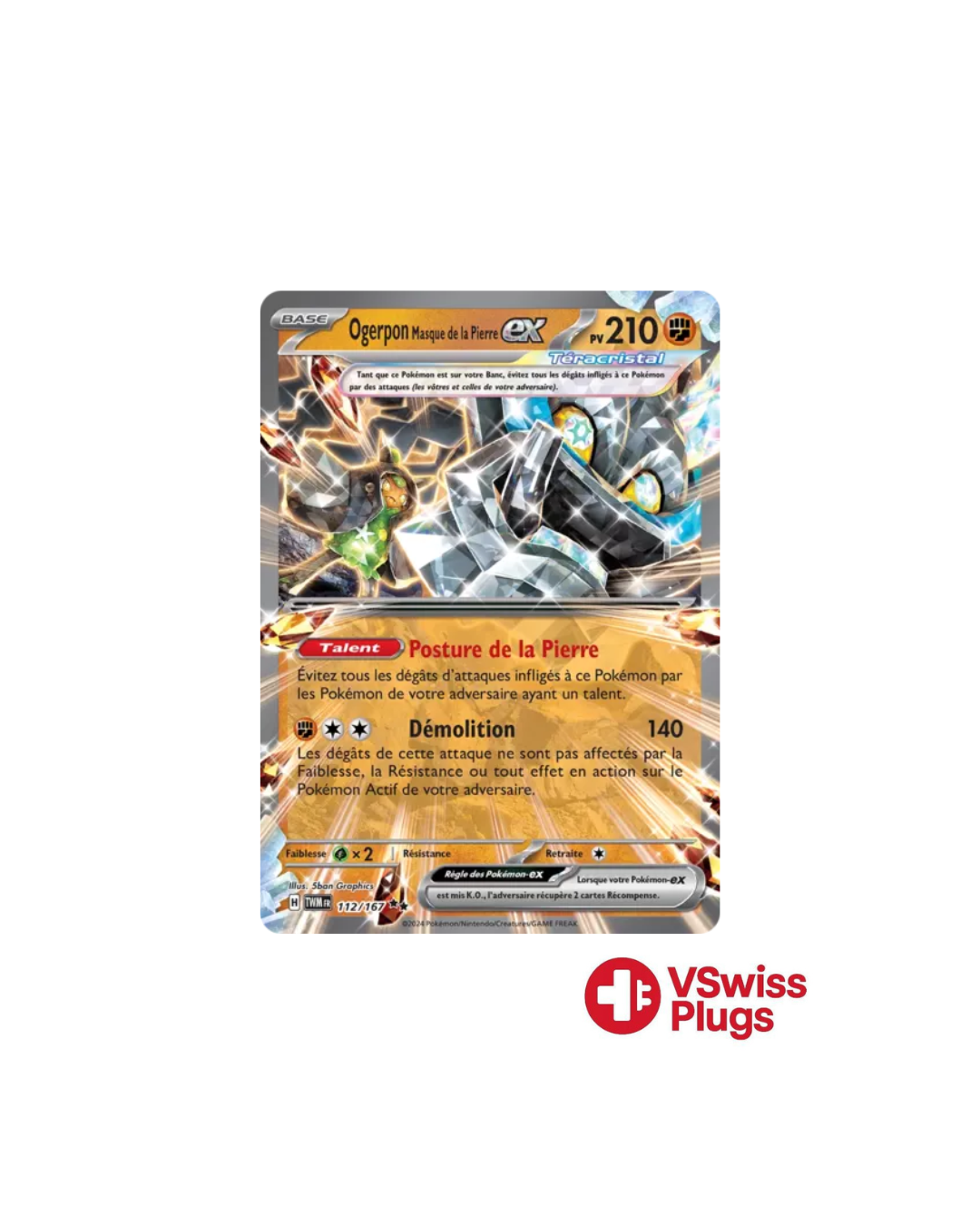Ogerpon Masque de la Pierre 112/167 FR