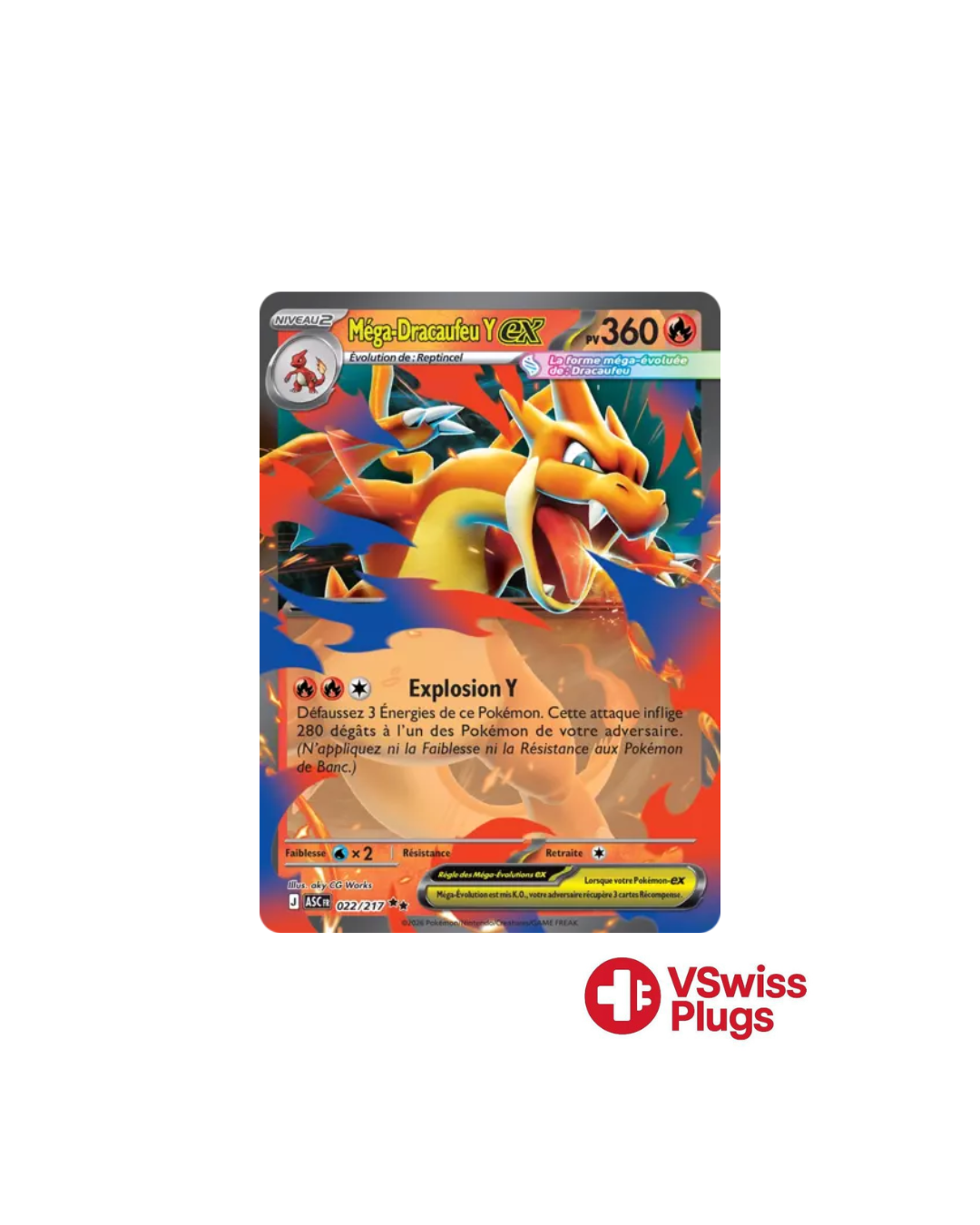 Méga-Dracaufeu Y EX 022/217 FR