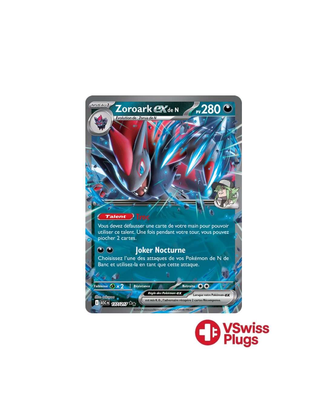 Zoroark EX de N 137/217 FR
