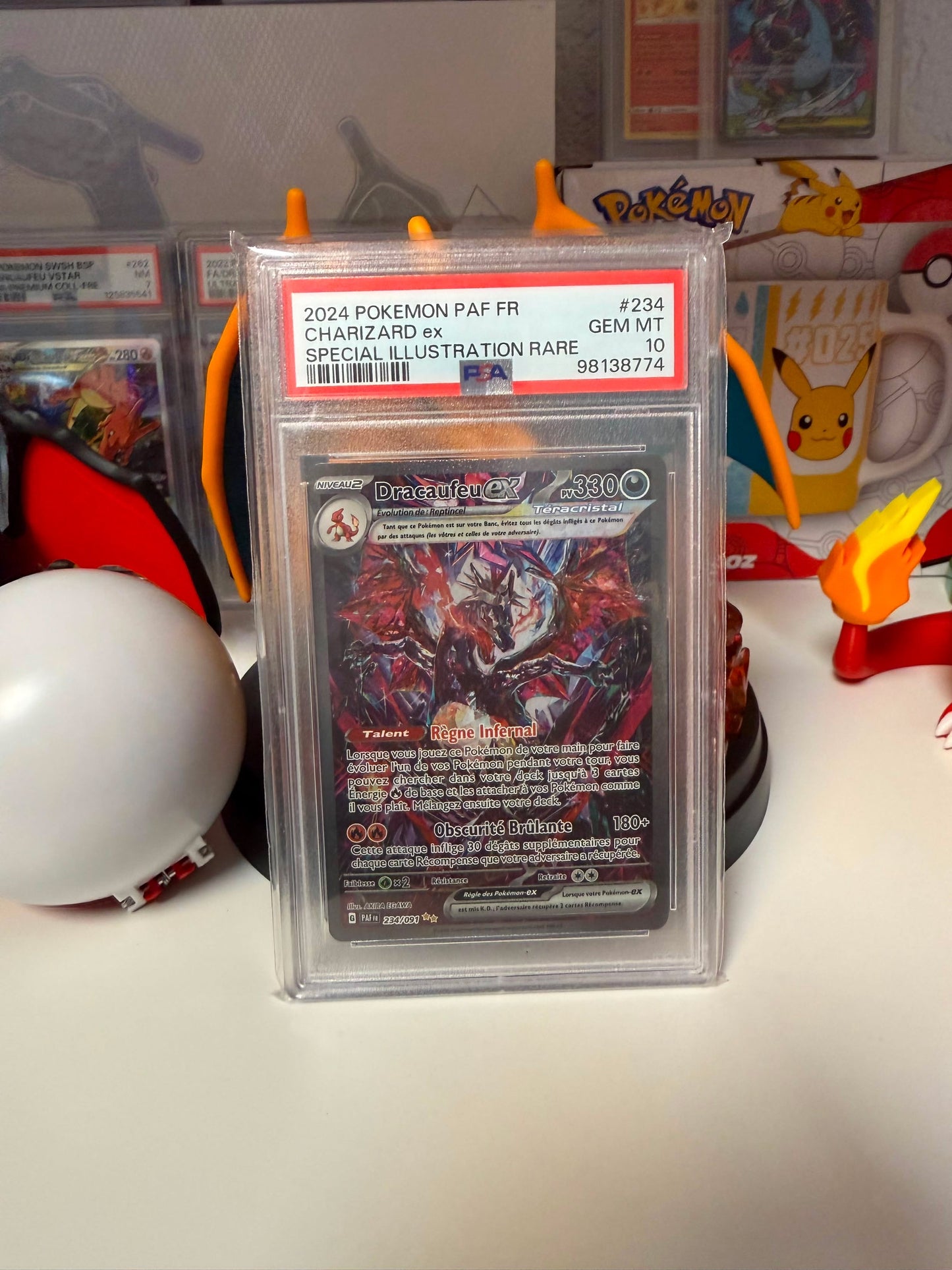 Dracaufeu EX 234/091 PSA 10 FR