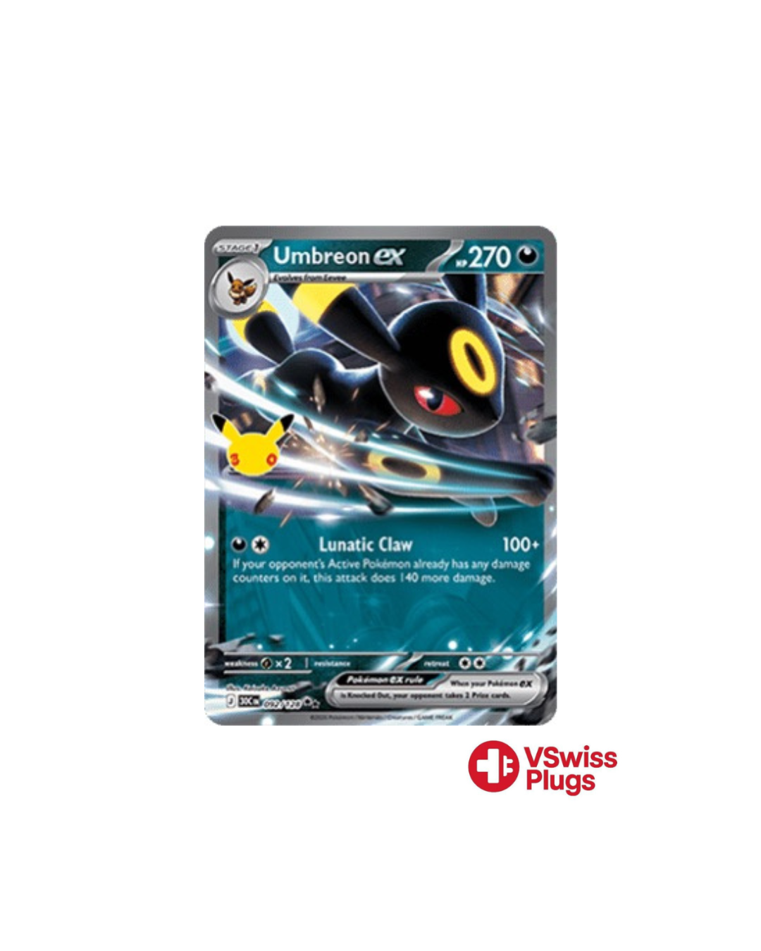 Umbreon EX 092/128 EN