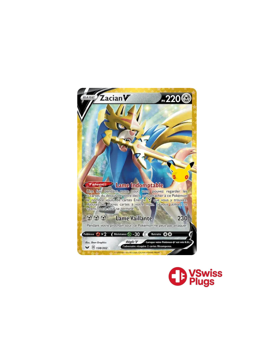 Zacian V Célébrations 30 ans 138/202 FR