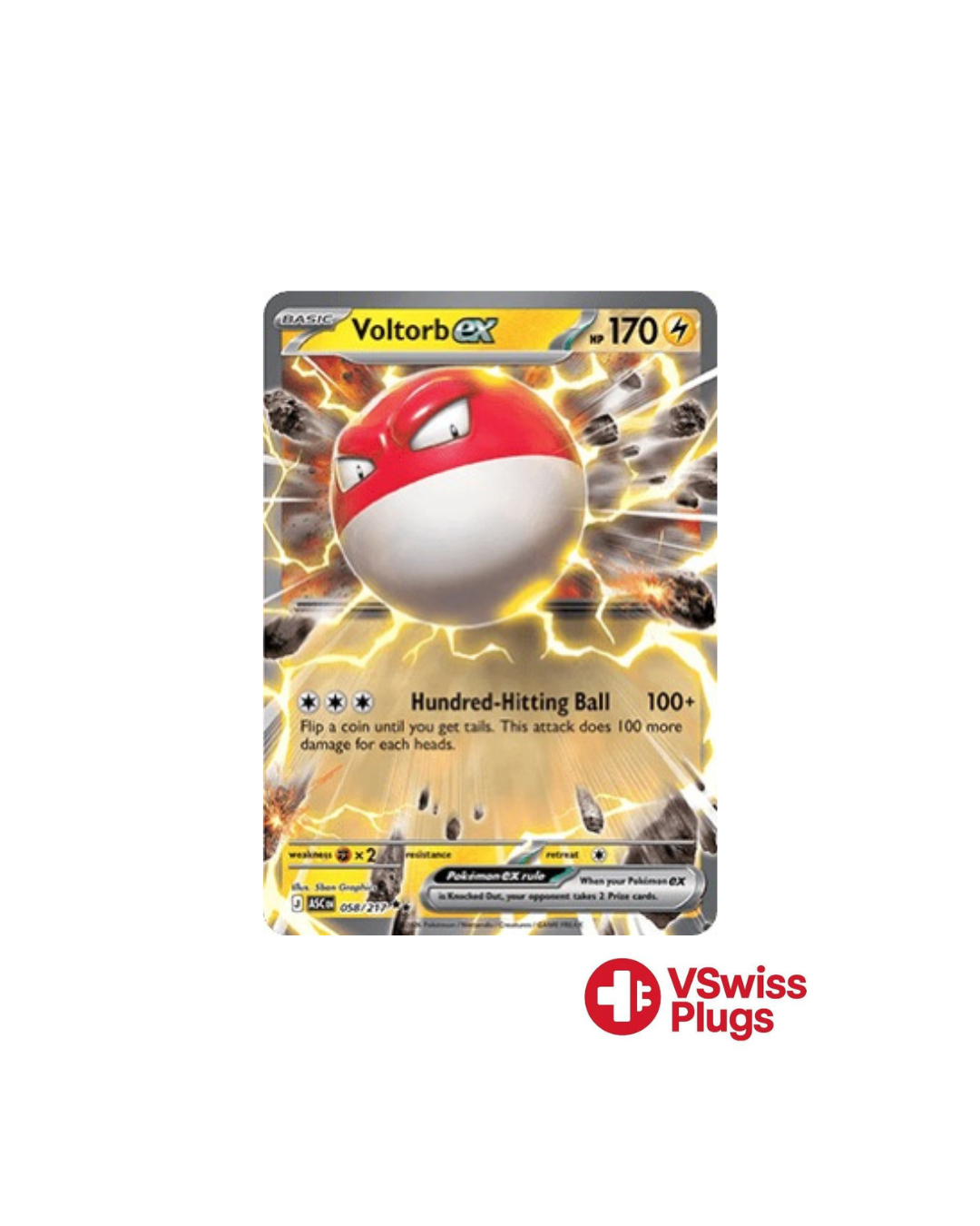 Voltorb EX 058/217 EN