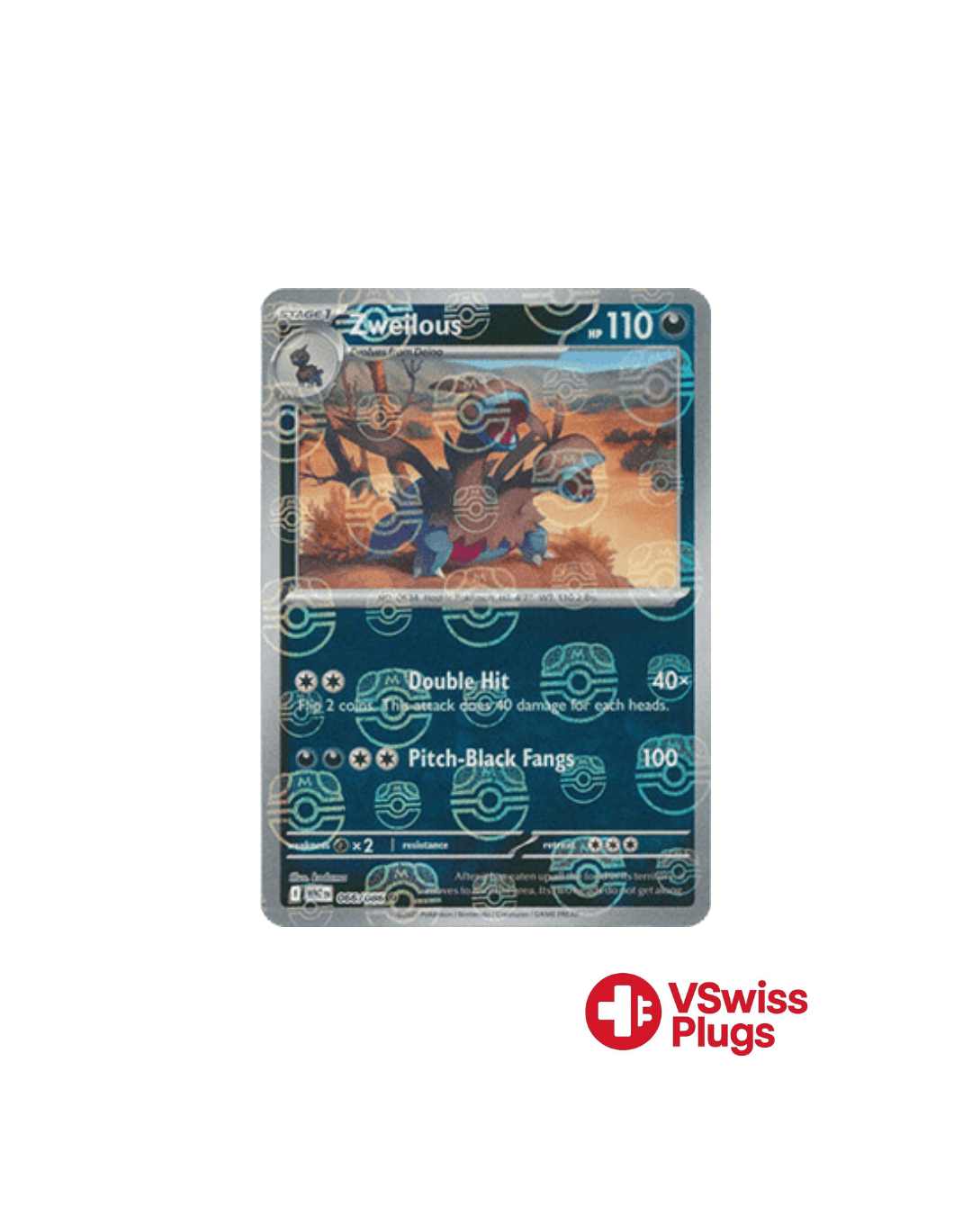 Zweilous MASTERBALL 066/086 (White Flame) EN