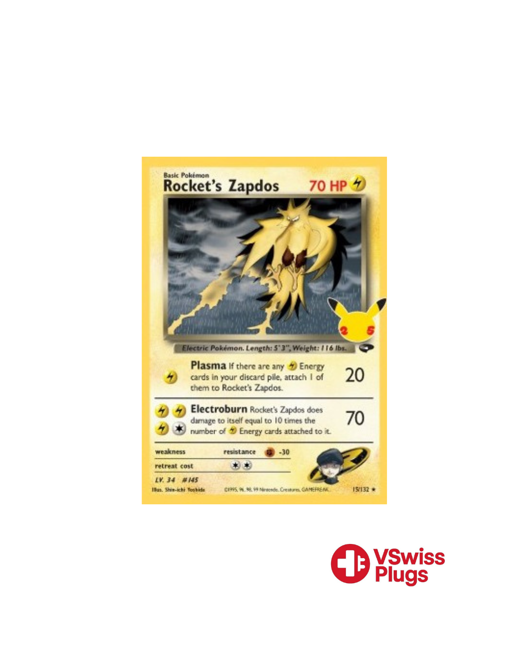 Rocket's Zapdos 15/132 EN