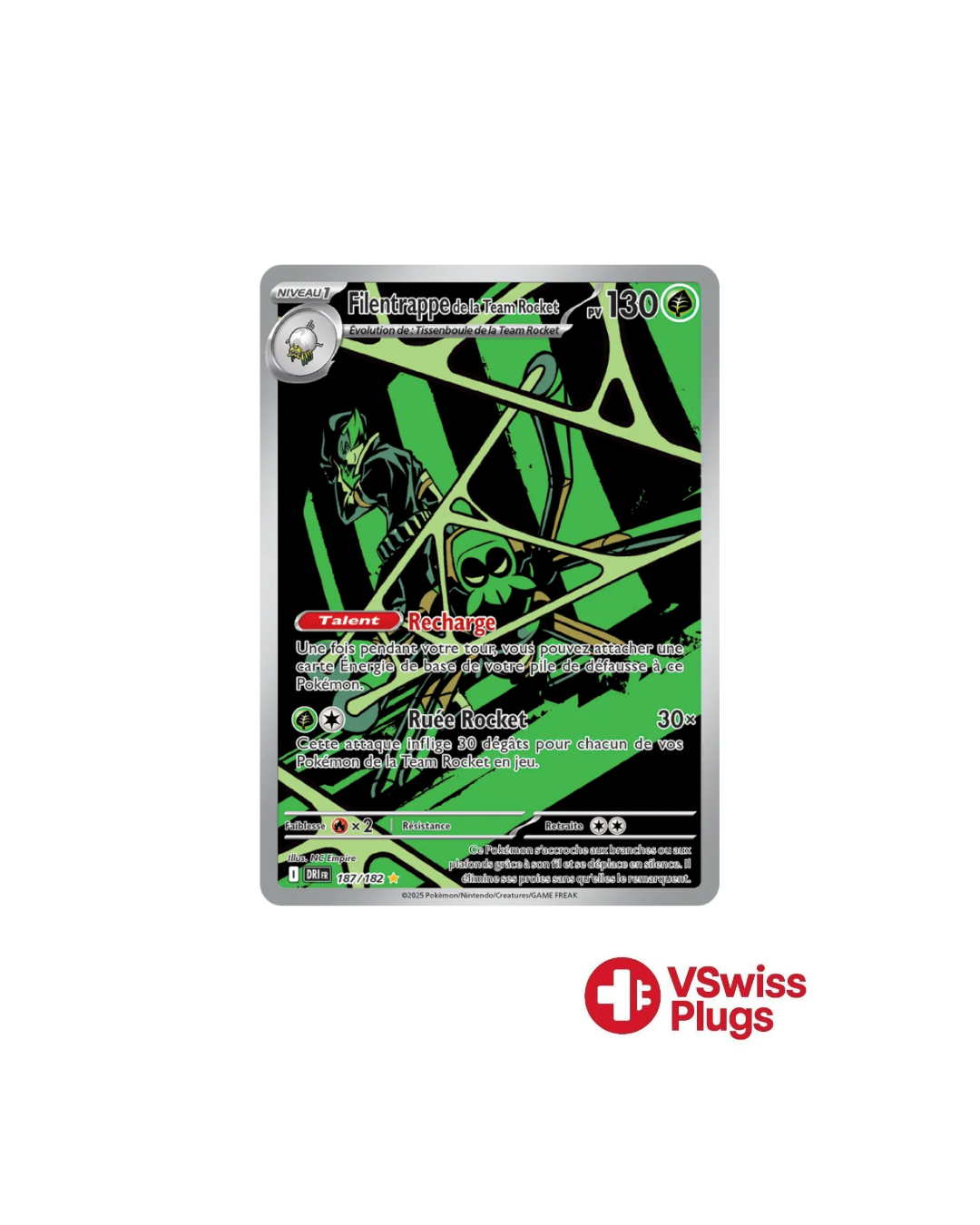 Filentrappe de la Team Rocket 187/182 FR