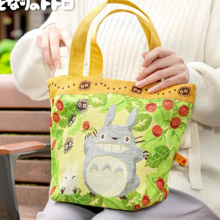 Ghibli - My Neighbor Totoro - Totoro Strawberry Forest Tote Bag