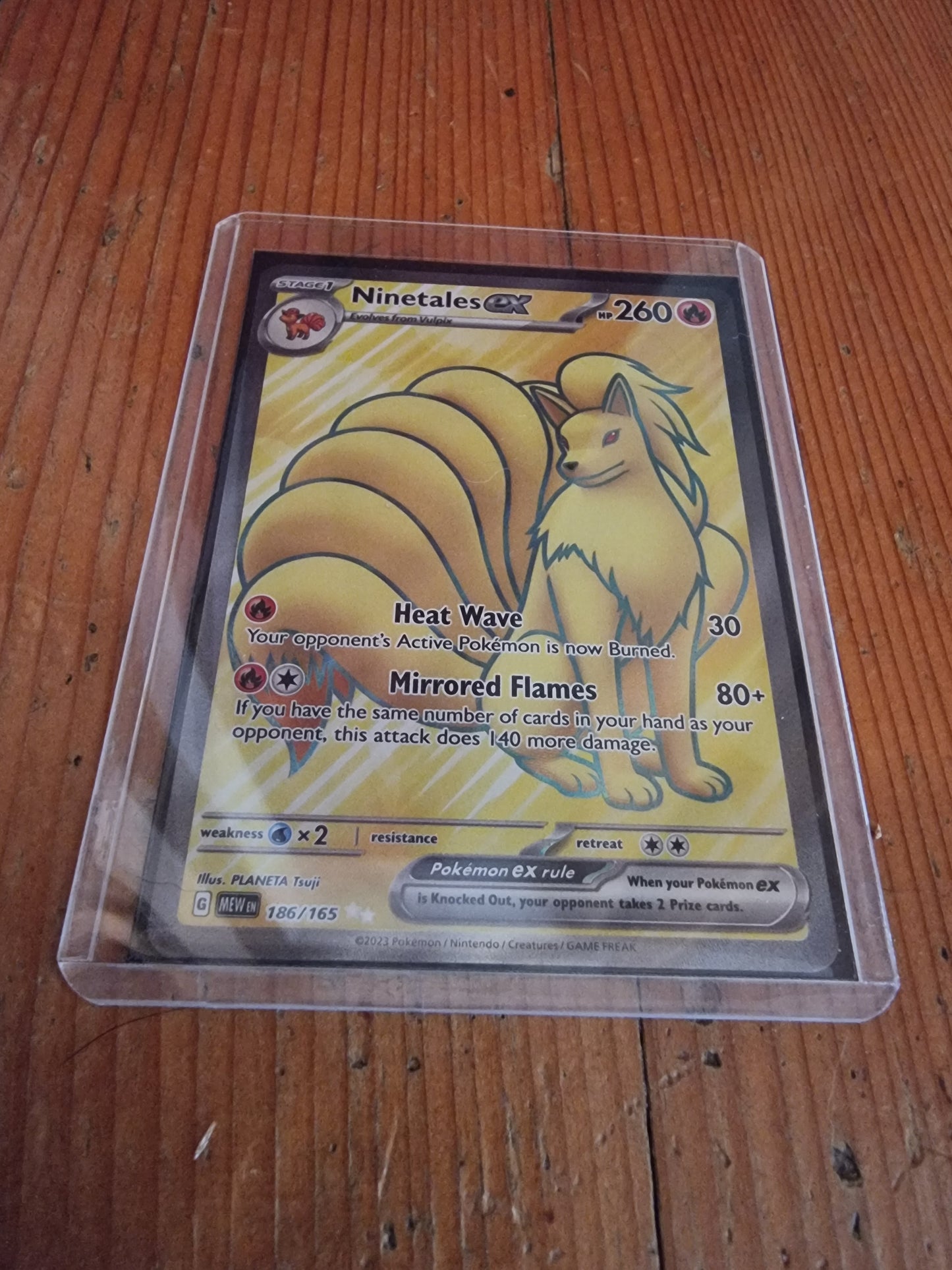 Ninetales EX 186/165 EN