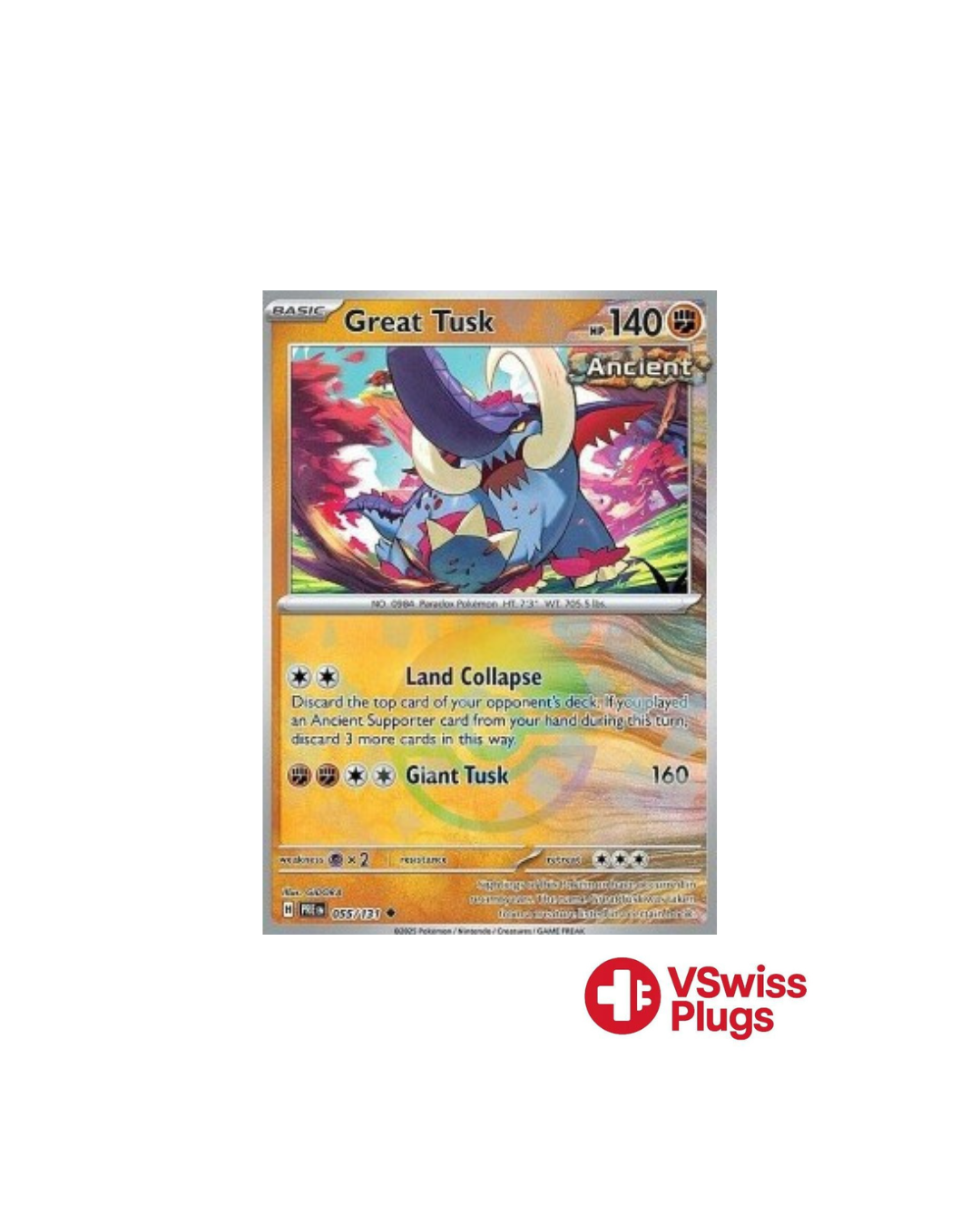 Great Tusk POKE BALL 055/131 EN