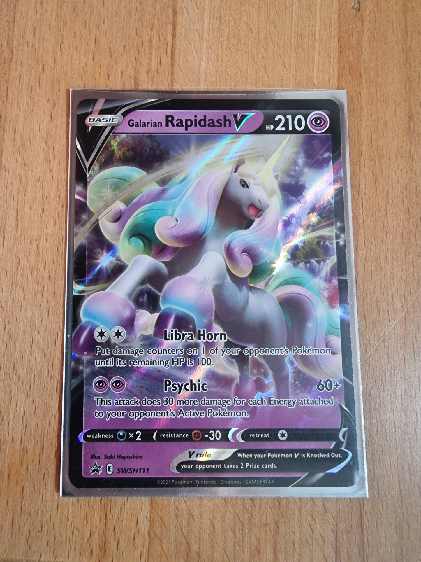 Galarian Rapidash V SWSH111 EN