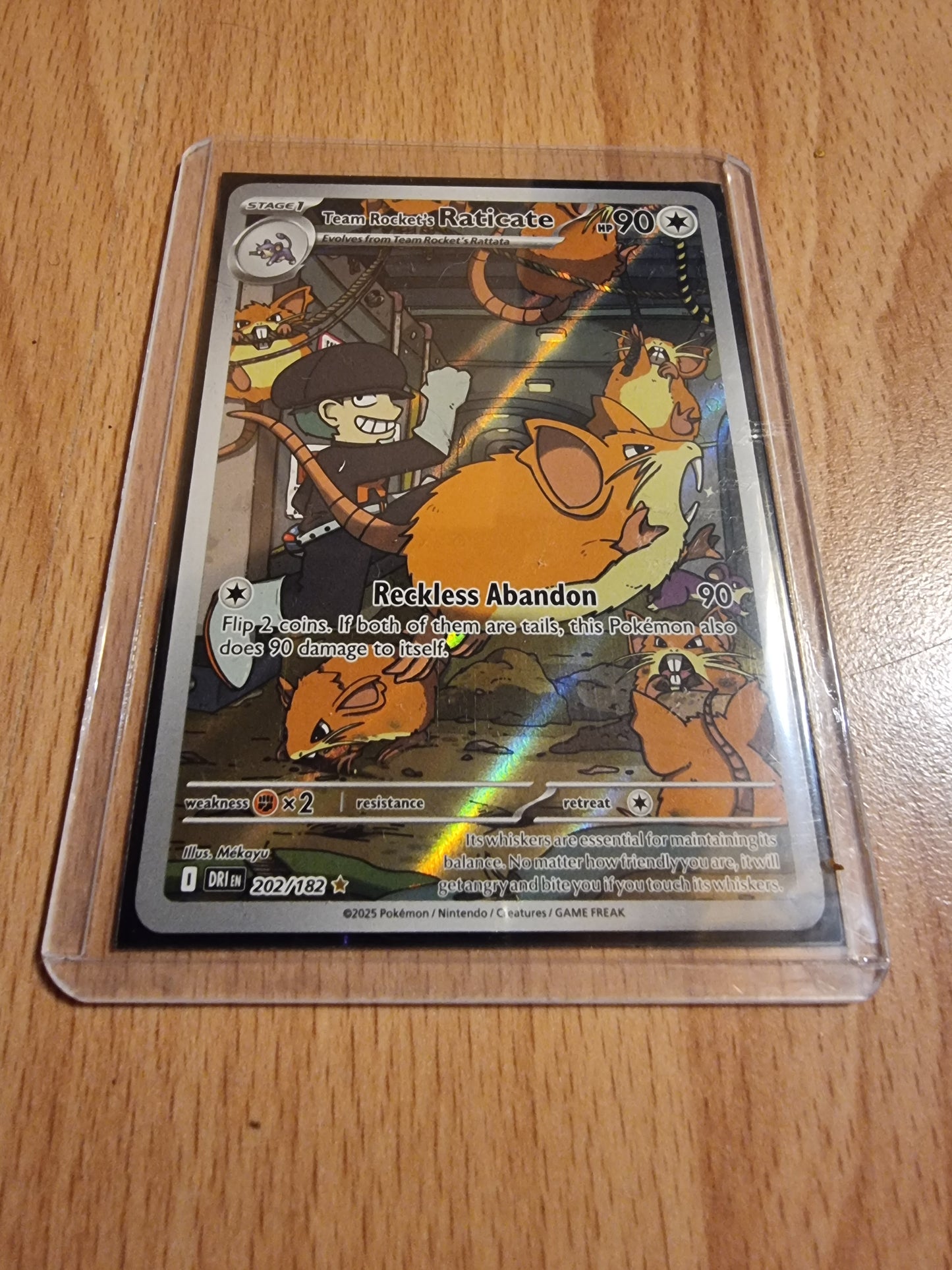 Team Rocket's Raticate 202/182 EN