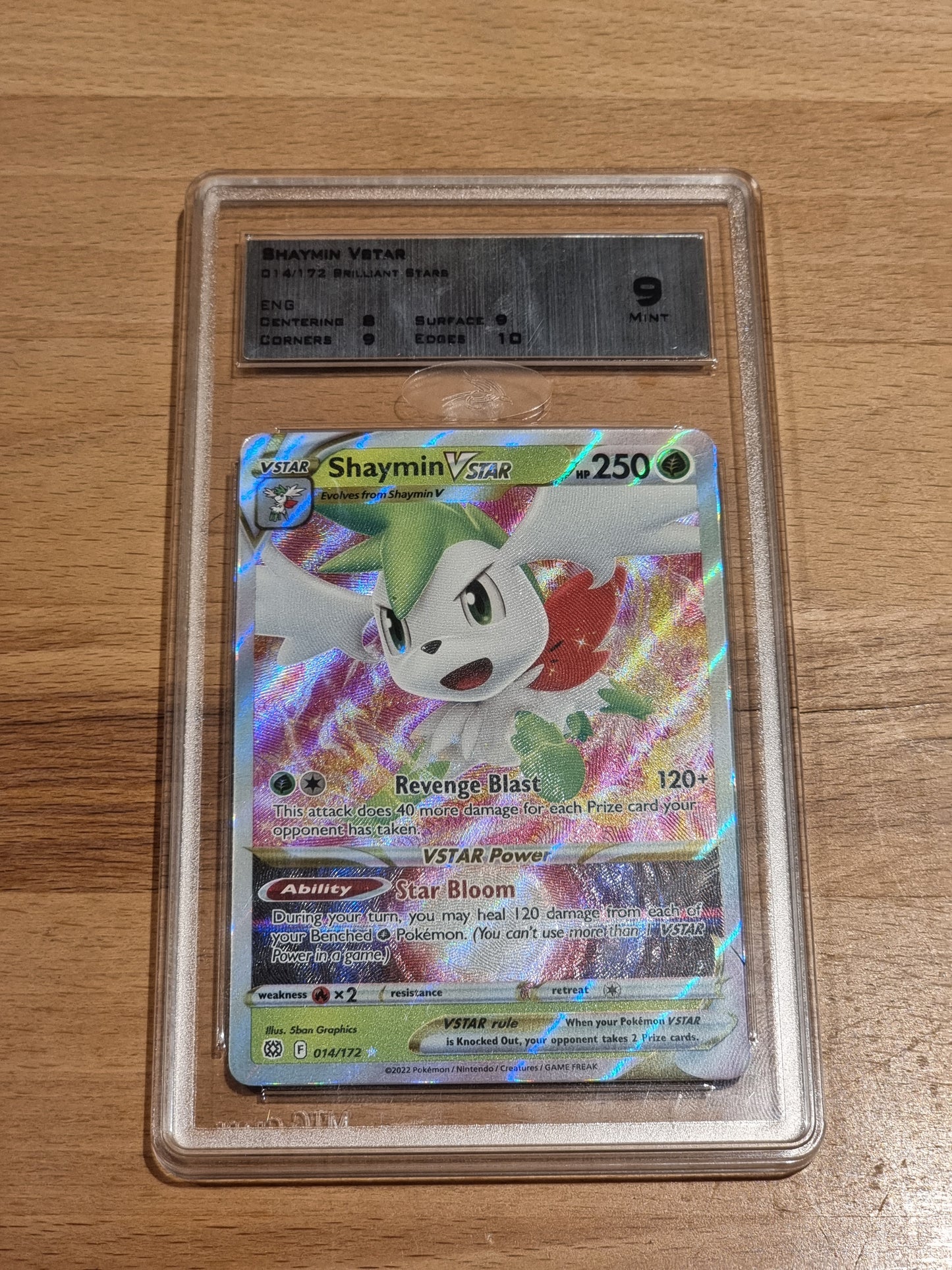 Shaymin VSTAR 014/172 EN (Graded Cards 9)