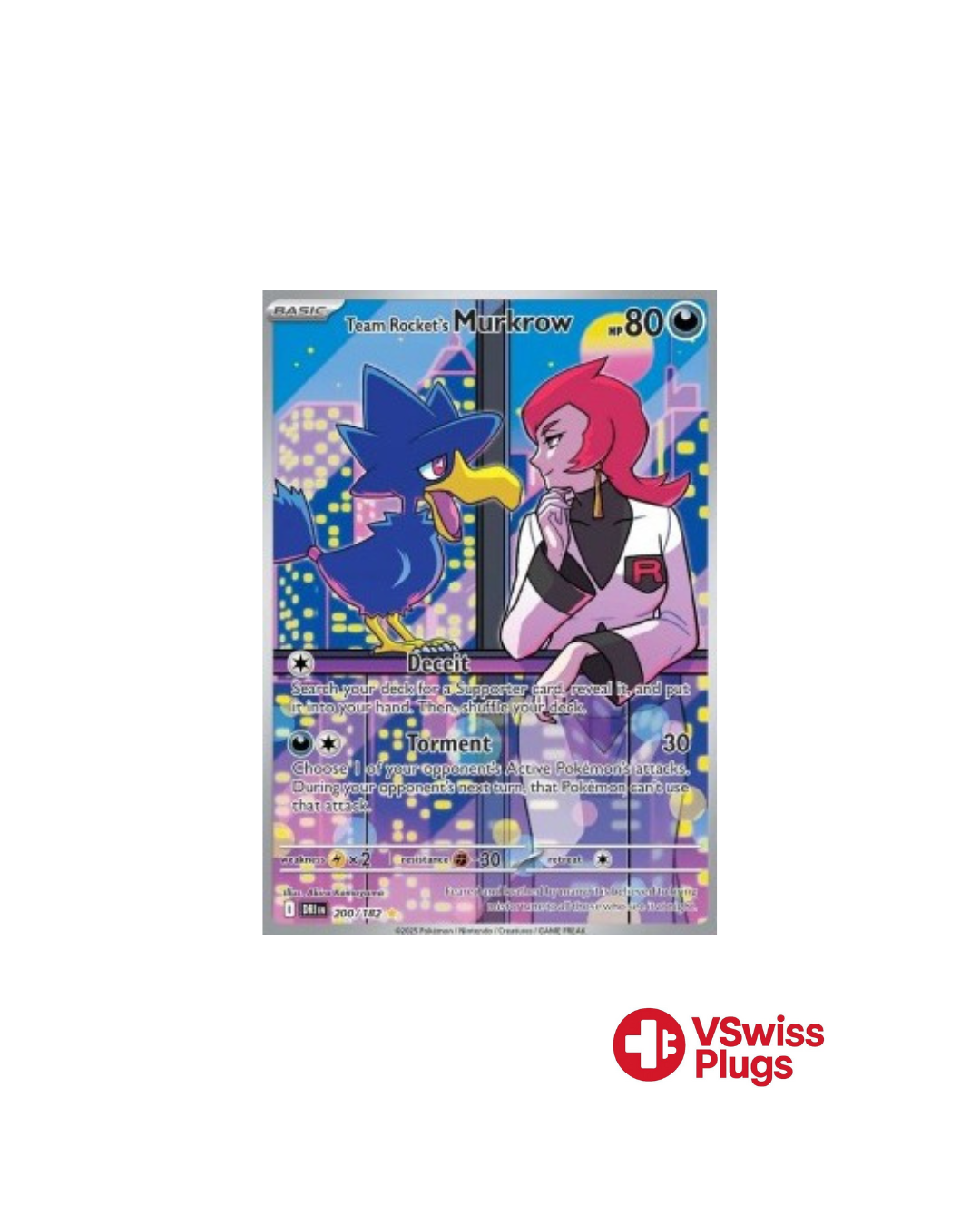 Team Rocket's Murkrow 200/182 EN