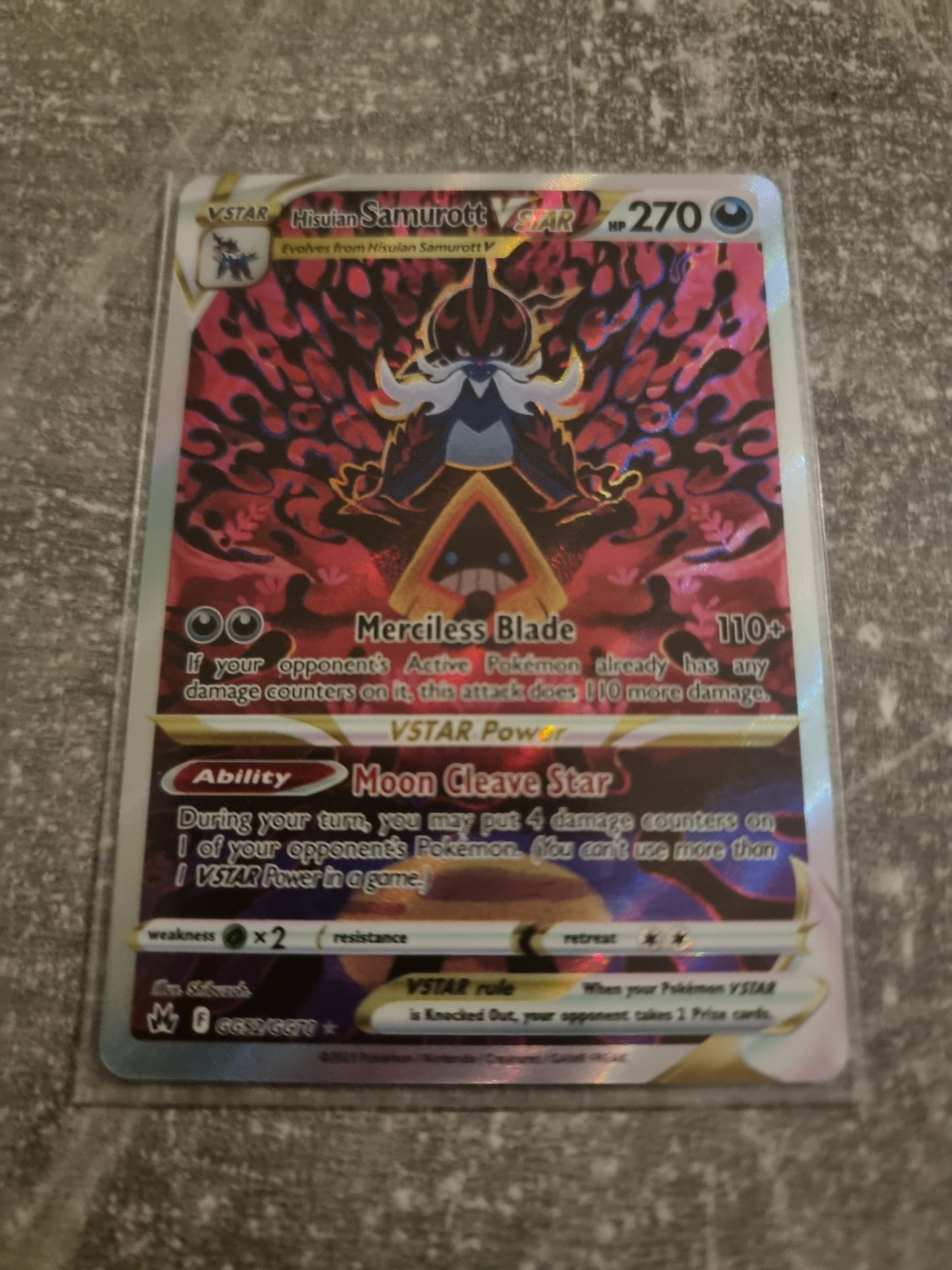 Hisuian Samurott VSTAR GG52/GG70 EN