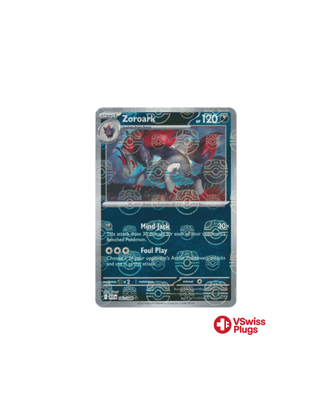 Zoroark MASTER BALL 062/086 (Flamme Blanche) EN