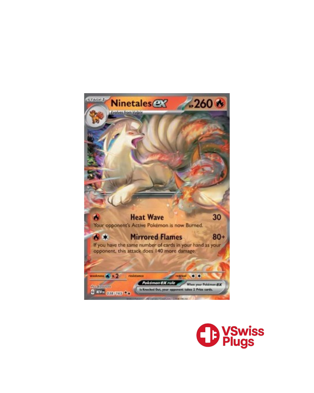 Ninetales EX 038/165 EN