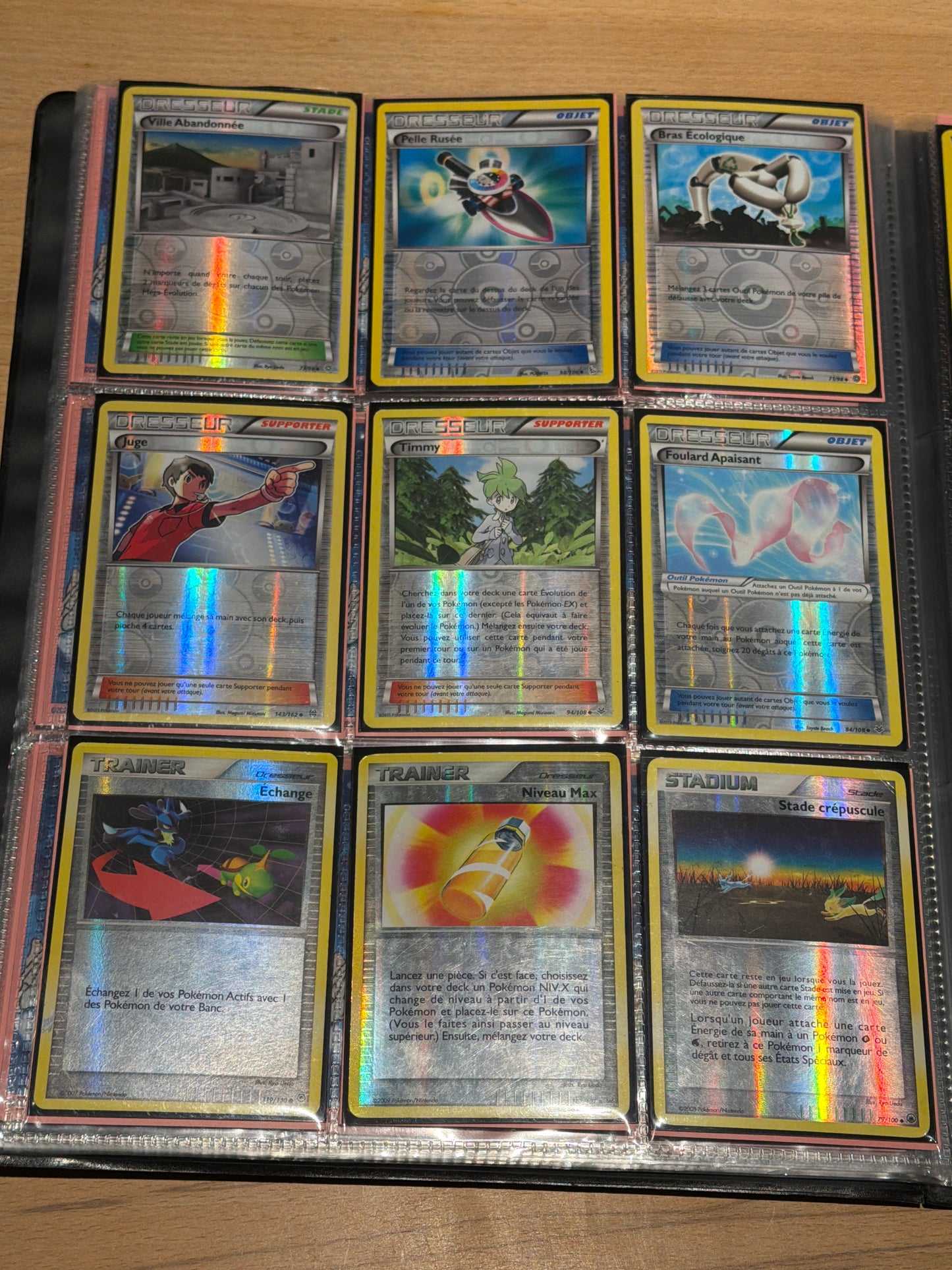 Lot 49 cartes Reverse (LP-PL-GD-EXC) FR