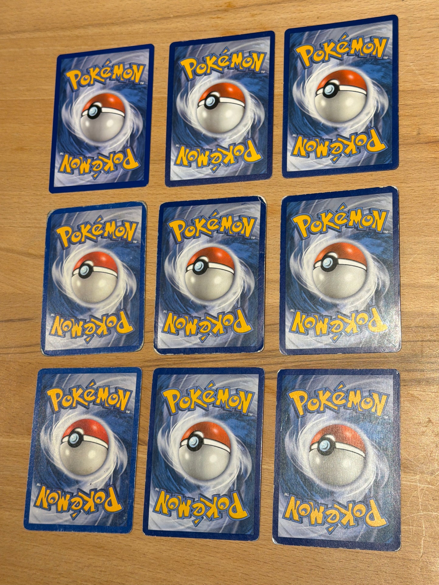 Lot 9 cartes (LP-PL-GD) EN