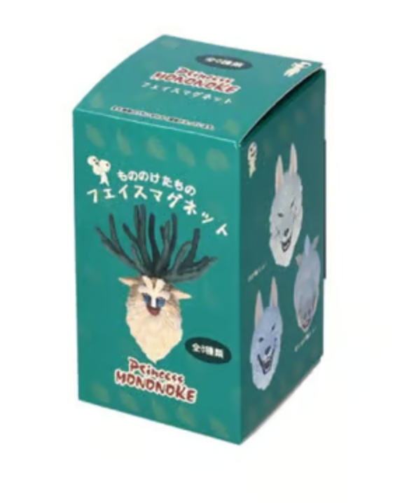 Ghibli - Princesse Mononoké - Assortiment de 6 aimants 3D en forme de personnages
