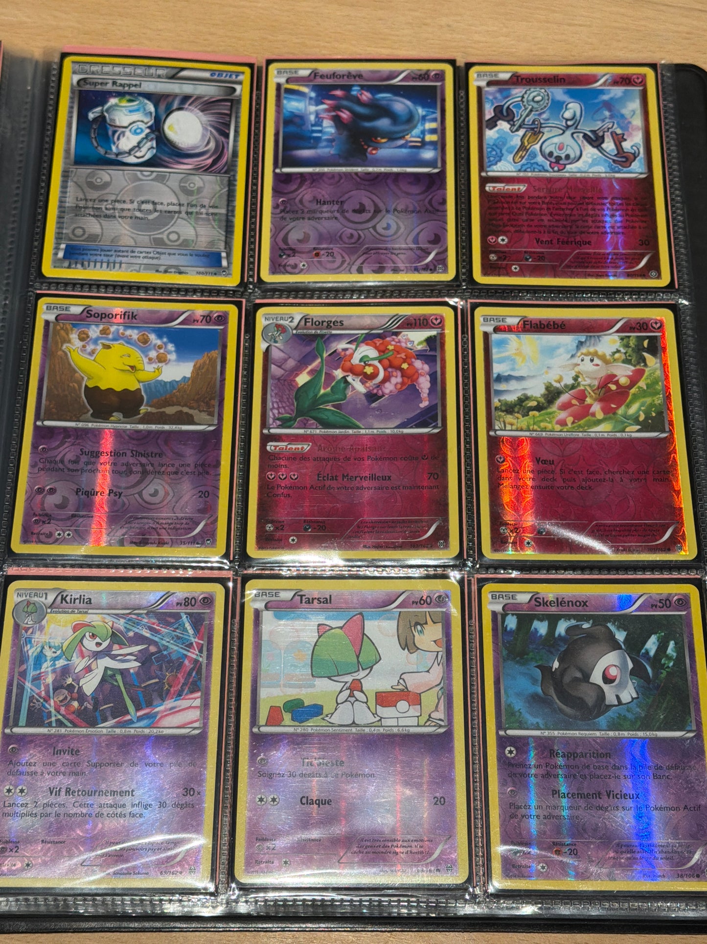 Lot 49 cartes Reverse (LP-PL-GD-EXC) FR