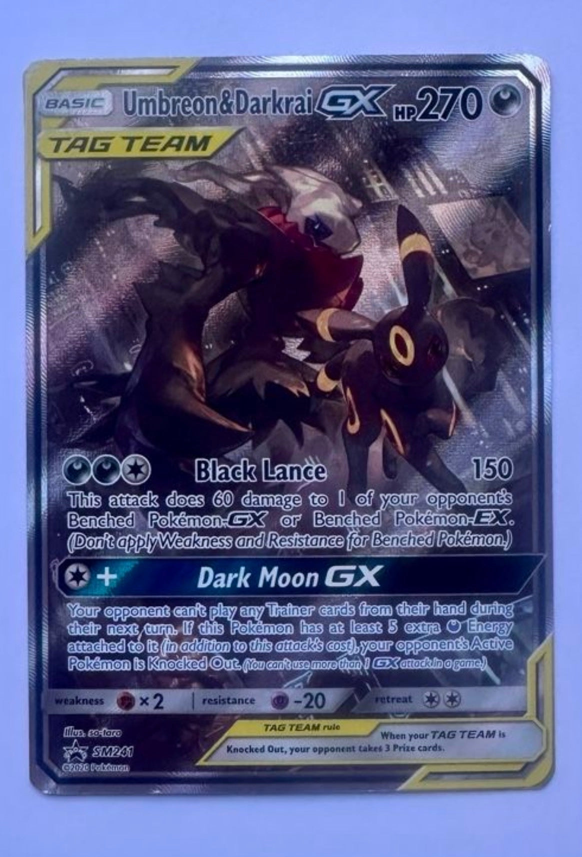 Umbreon & Darkrai GX SM241 EN
