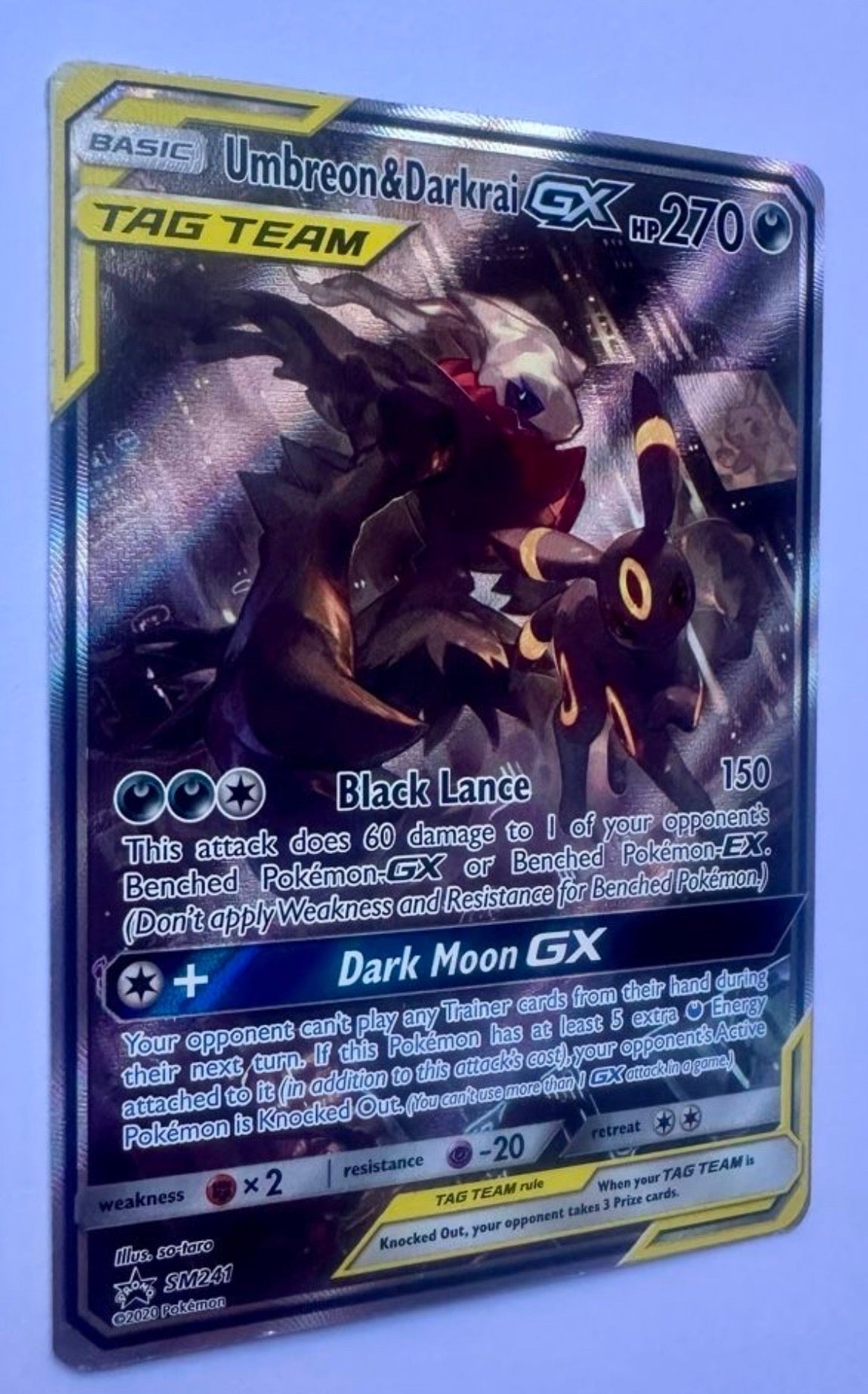 Umbreon & Darkrai GX SM241 EN