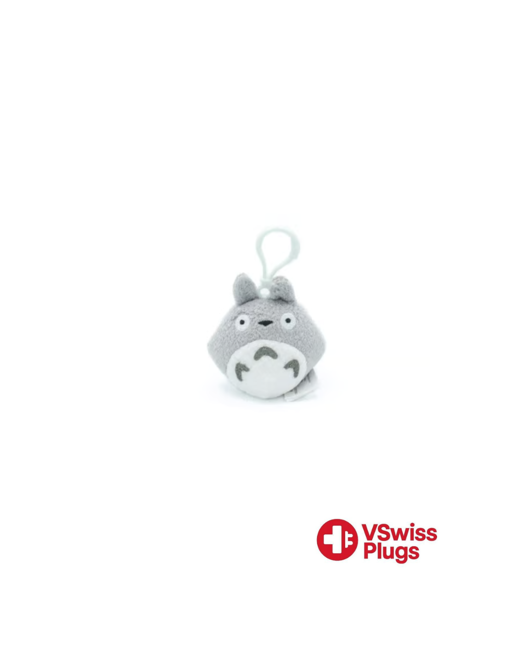GHIBLI - MY NEIGHBOR TOTORO - GREY TOTORO PLUSH KEYCHAIN