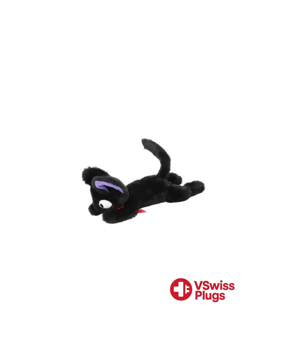 GHIBLI - KIKI THE DELIVERY WITCH - "JIJI LYING DOWN" PLUSH TOY
