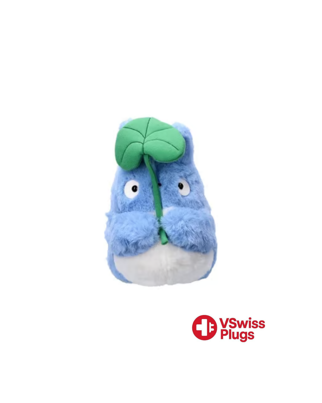 Ghibli - Mon Voisin Totoro - Peluche Nakayoshi Totoro Medium Avec Feuille