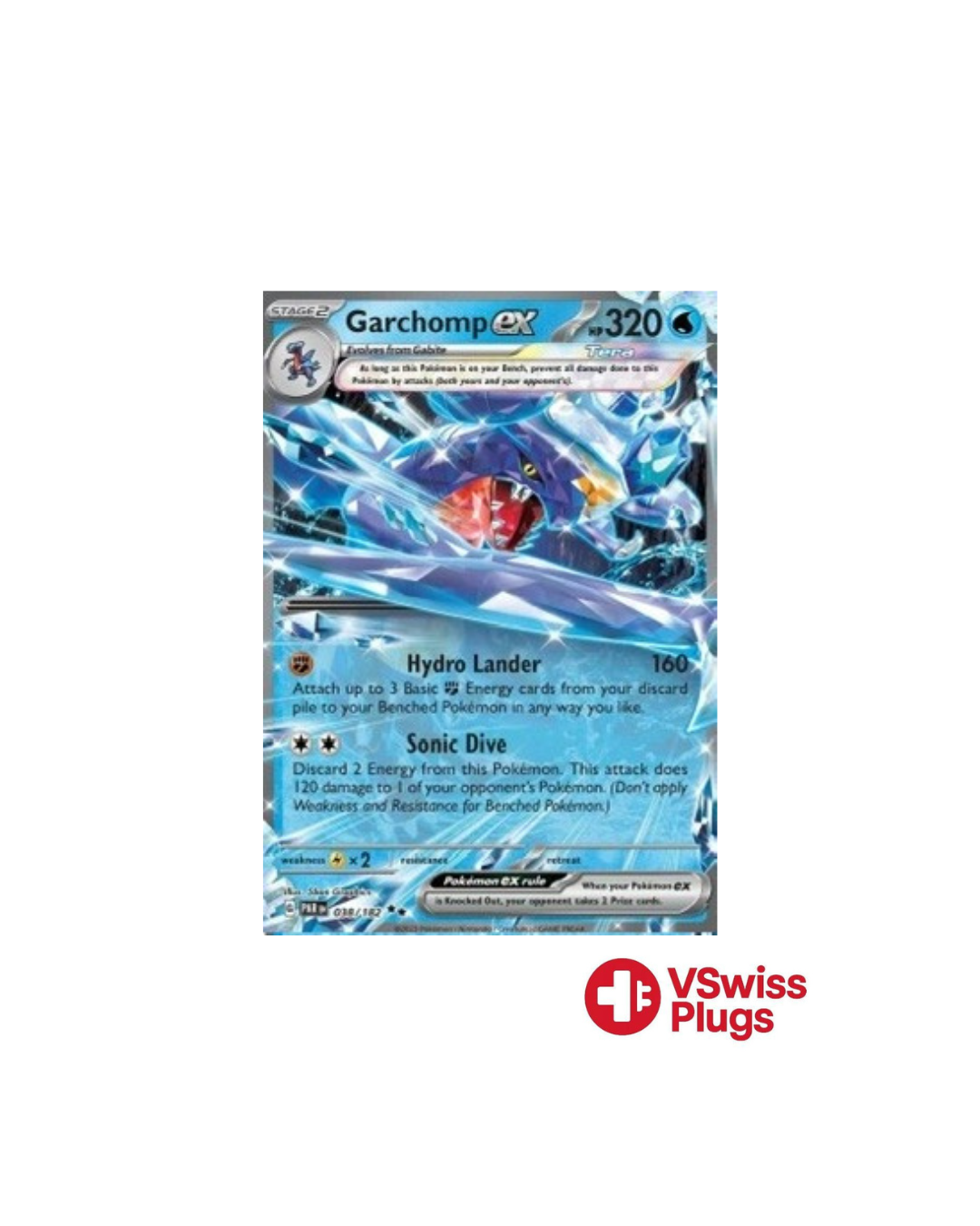 Garchomp EX 038/182 EN