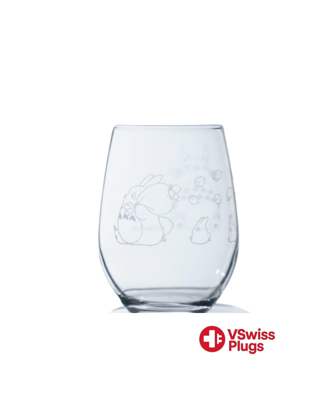 Ghibli - Mon Voisin Totoro - Verre gravé Totoro et gland