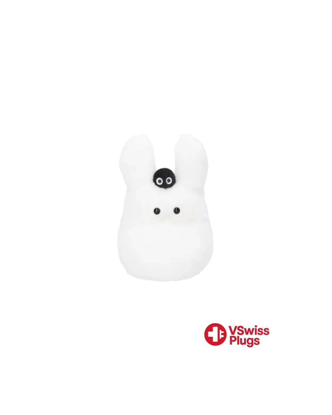 (PRÉCOMMANDE) Ghibli - Mon Voisin Totoro - Peluche Beanbag de Totoro Blanc avec Noiraude