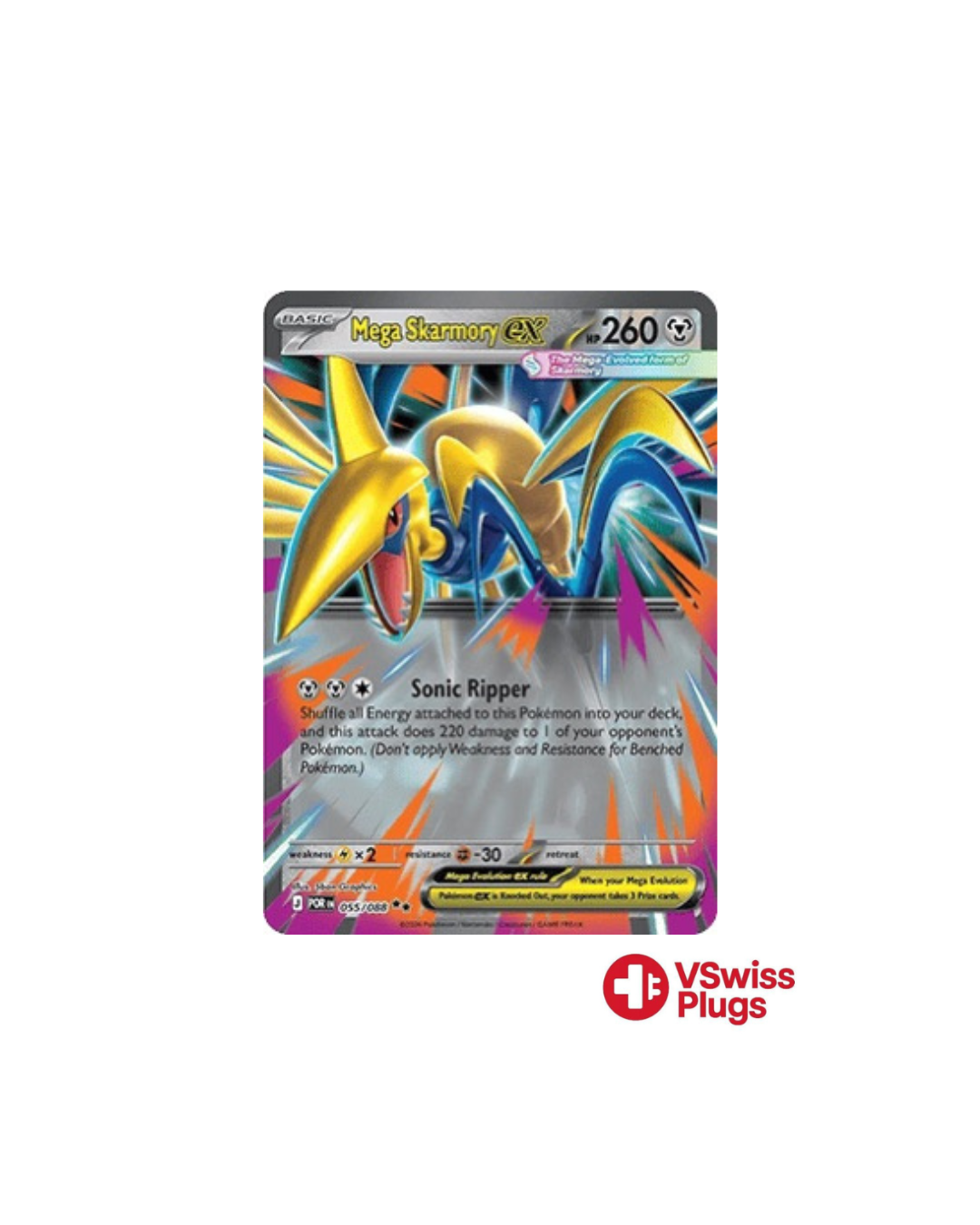 Mega Skarmory EX 058/088 EN