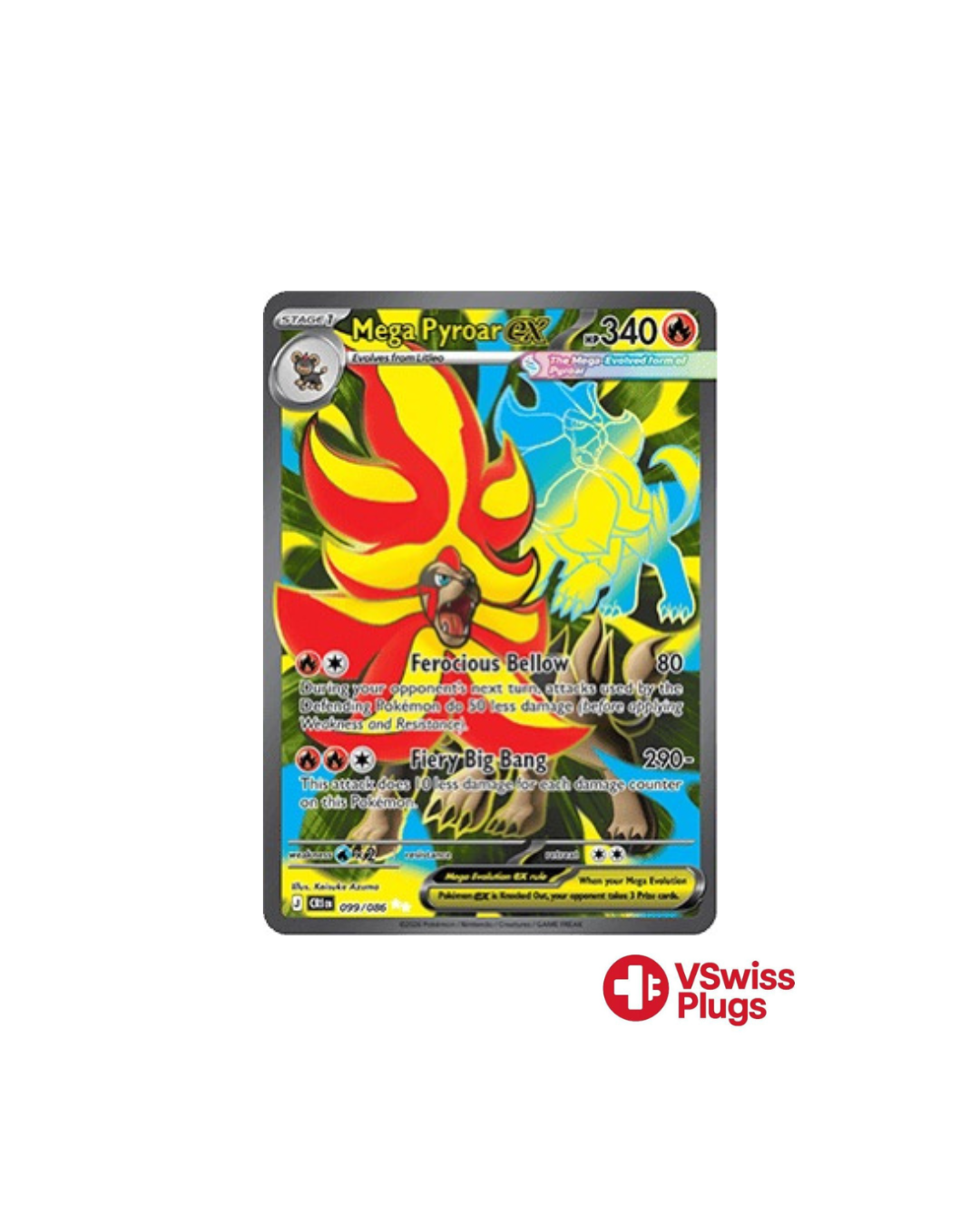 Mega Pyroar EX 099/086 EN