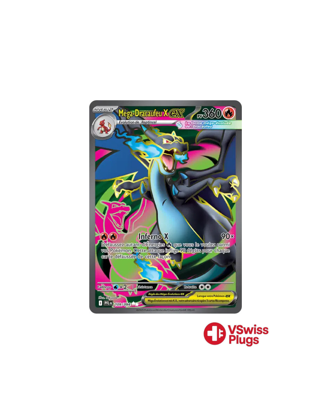 Méga-Dracaufeu X EX 109/094 FR