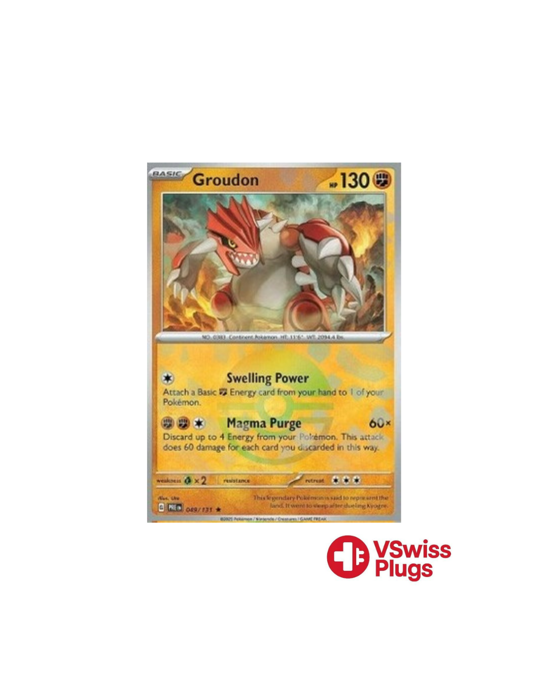 Groudon POKEBALL 049/131 FR