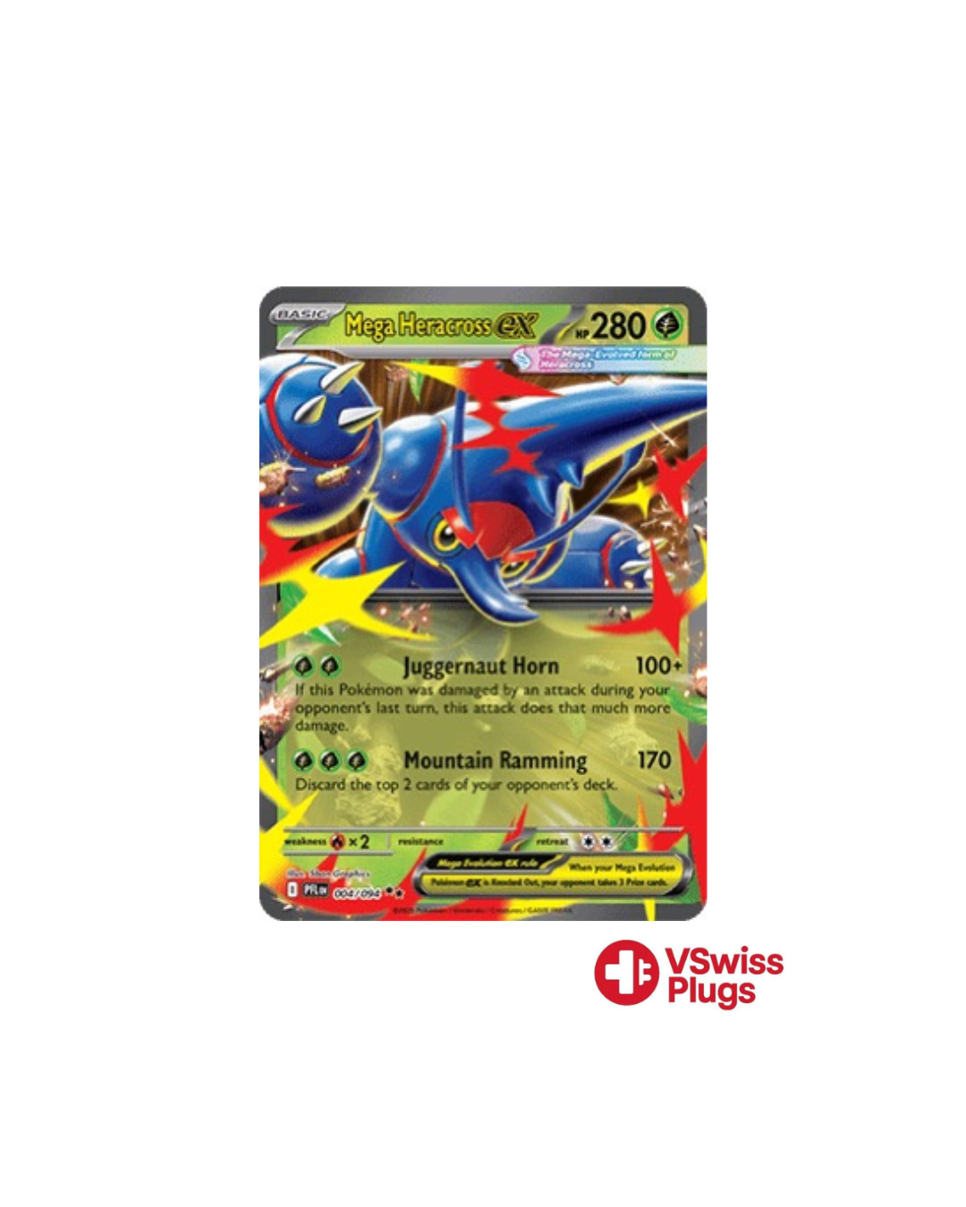 Mega Heracross EX 004/094 EN