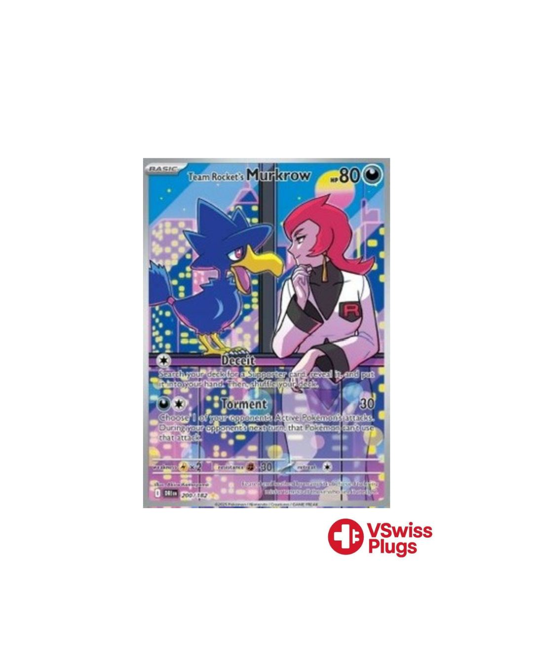 Team Rocket's Murkrow 200/182 EN