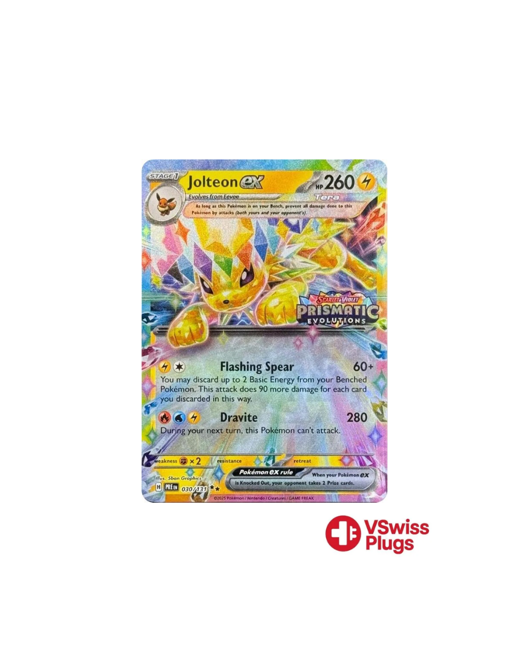 Jolteon EX 030/131 [Stamped-Sealed] EN