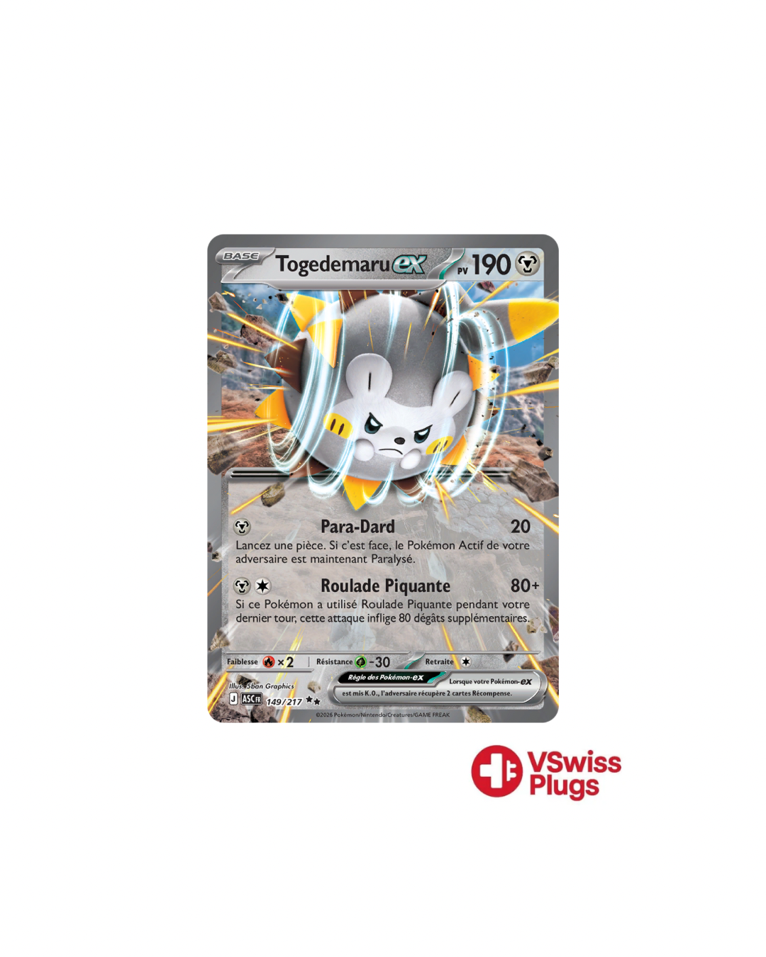 Togedemaru EX 149/217 FR