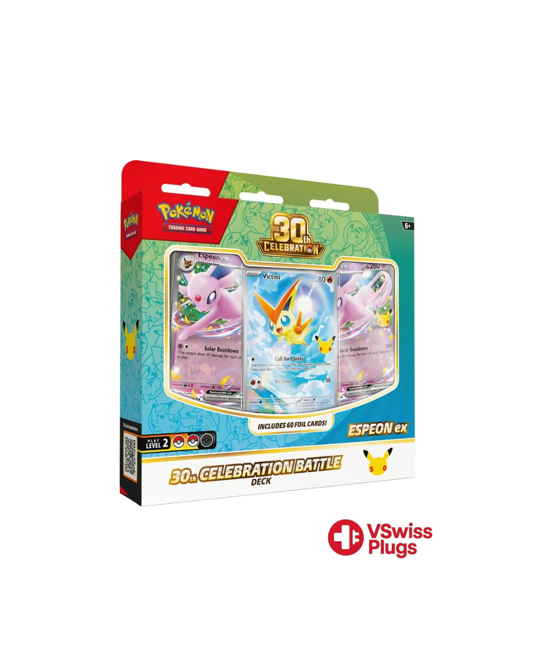 (PRÉCOMMANDE) Pokémon 30th Celebration Mentali EX Battle Deck EN
