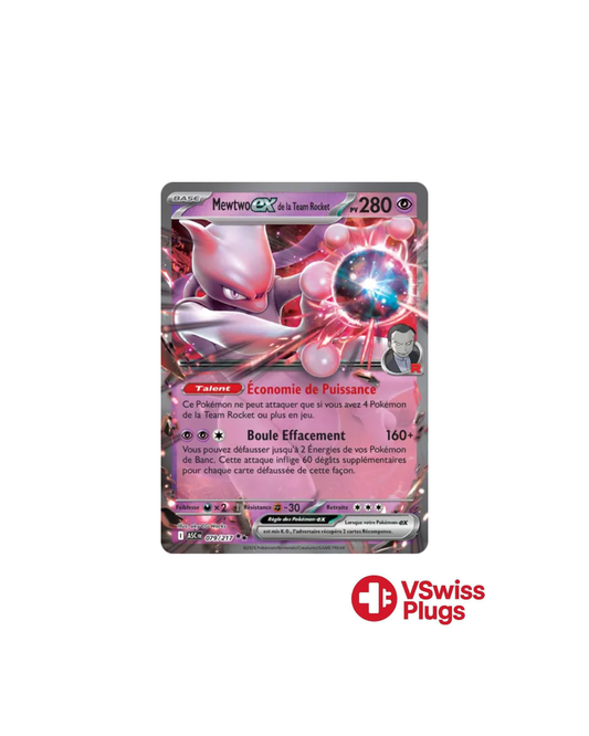 Mewtwo EX de la Team Rocket 079/217 FR