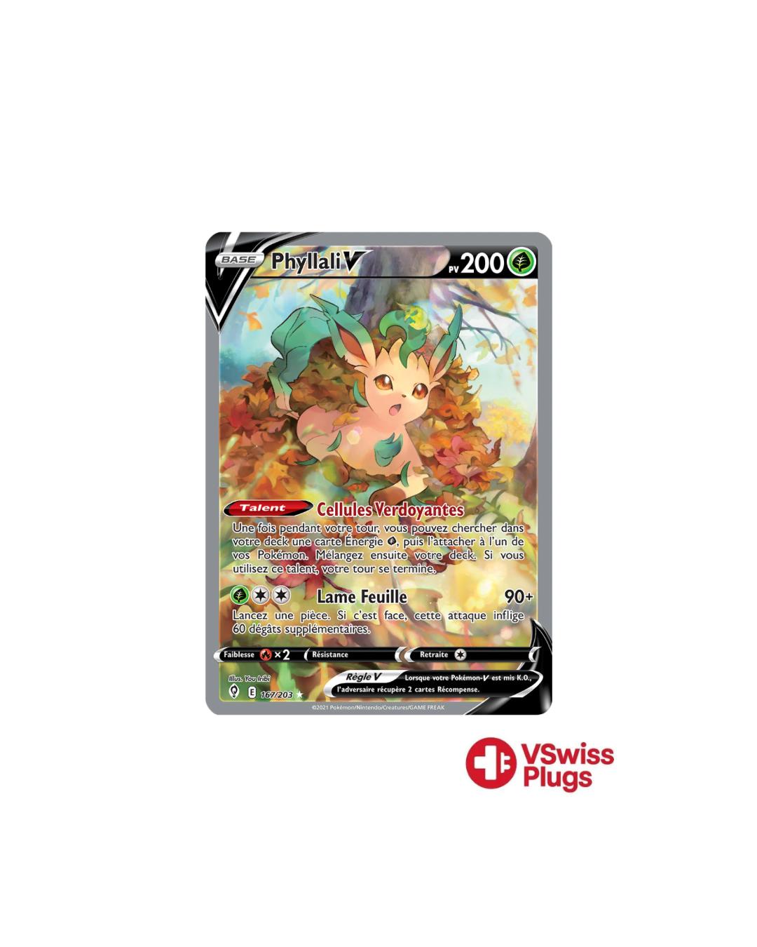 Phyllali V 167/203 PSA 7 FR