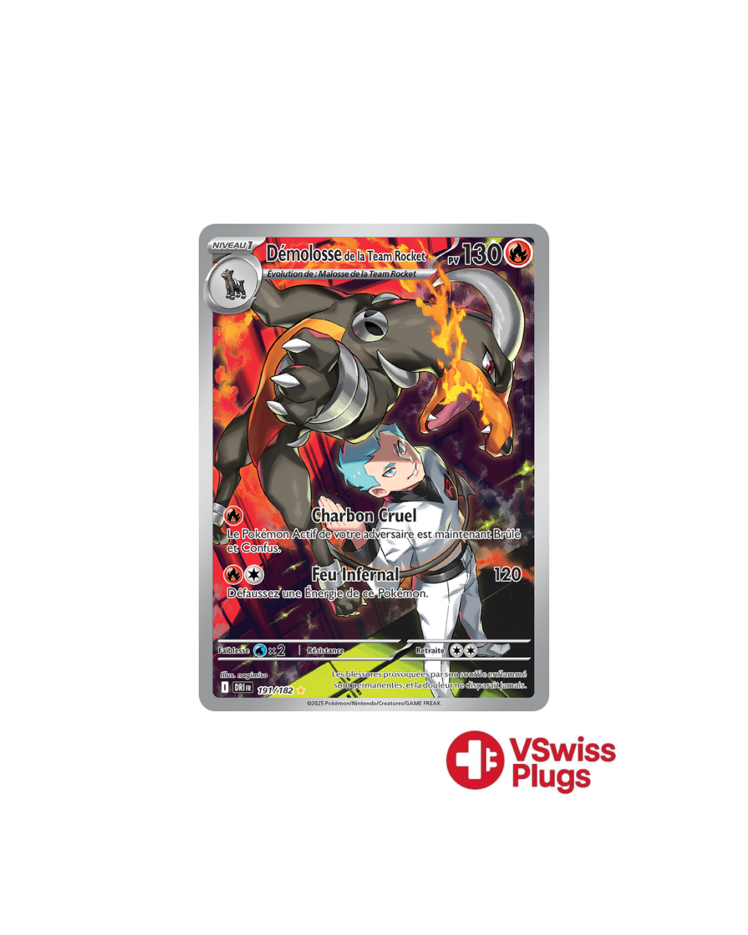 Démolosse de la Team Rocket 191/182 FR
